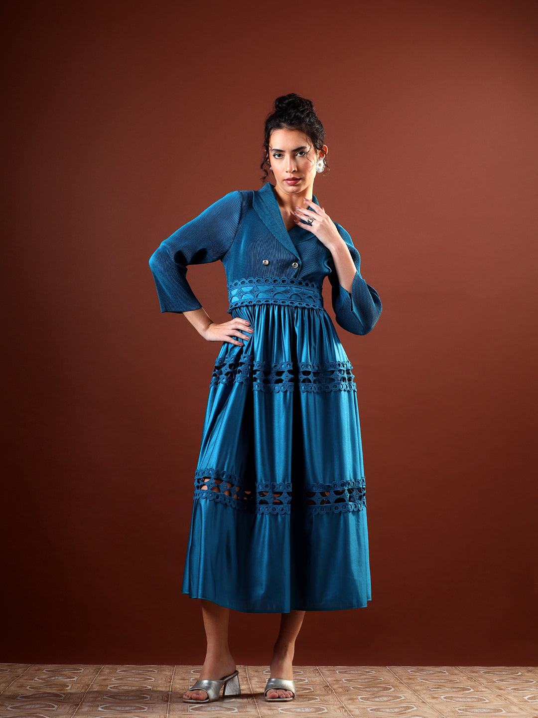 Evania Cutwork Dress
