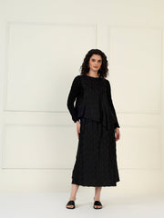 Elysia skirt set in Black