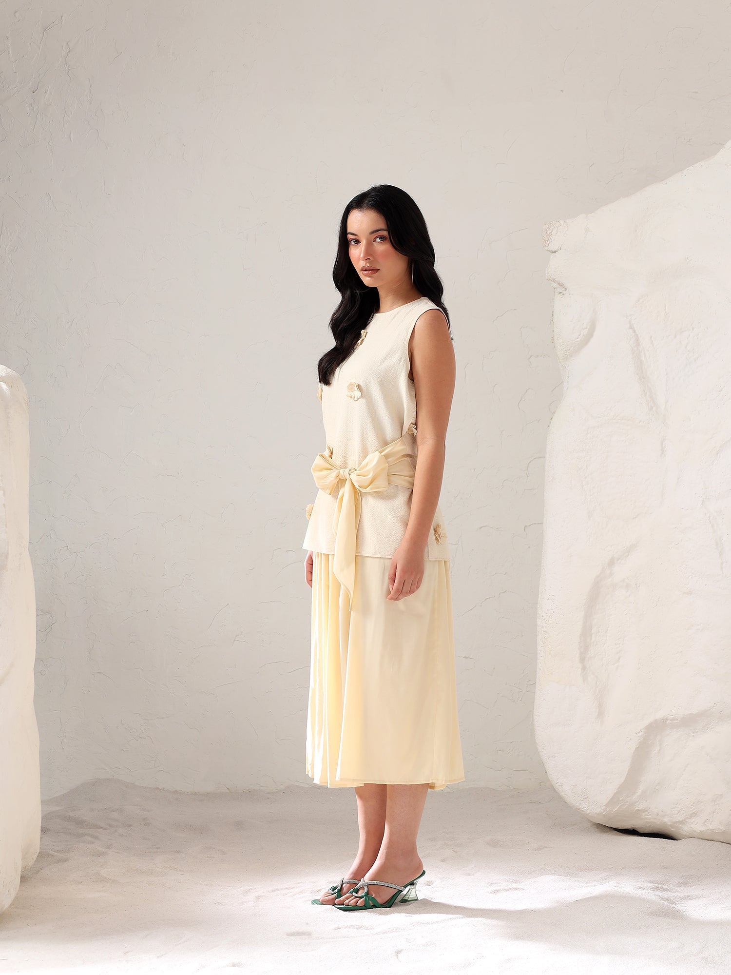 Ivella flower Skirt Set
