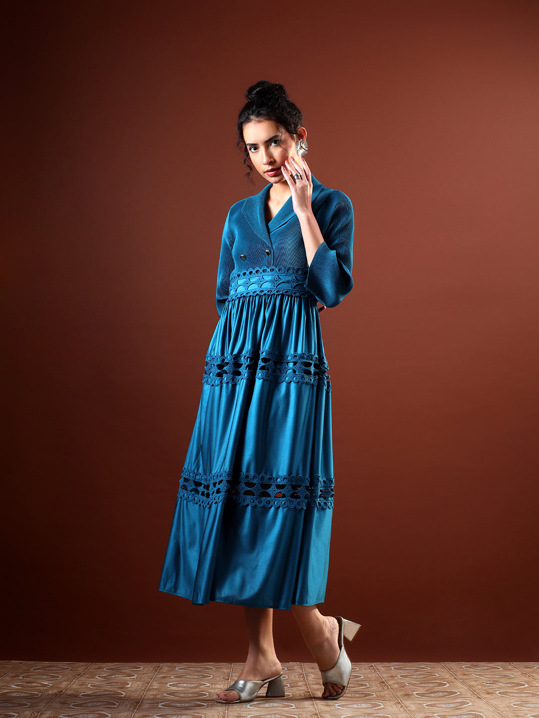 Evania Cutwork Dress
