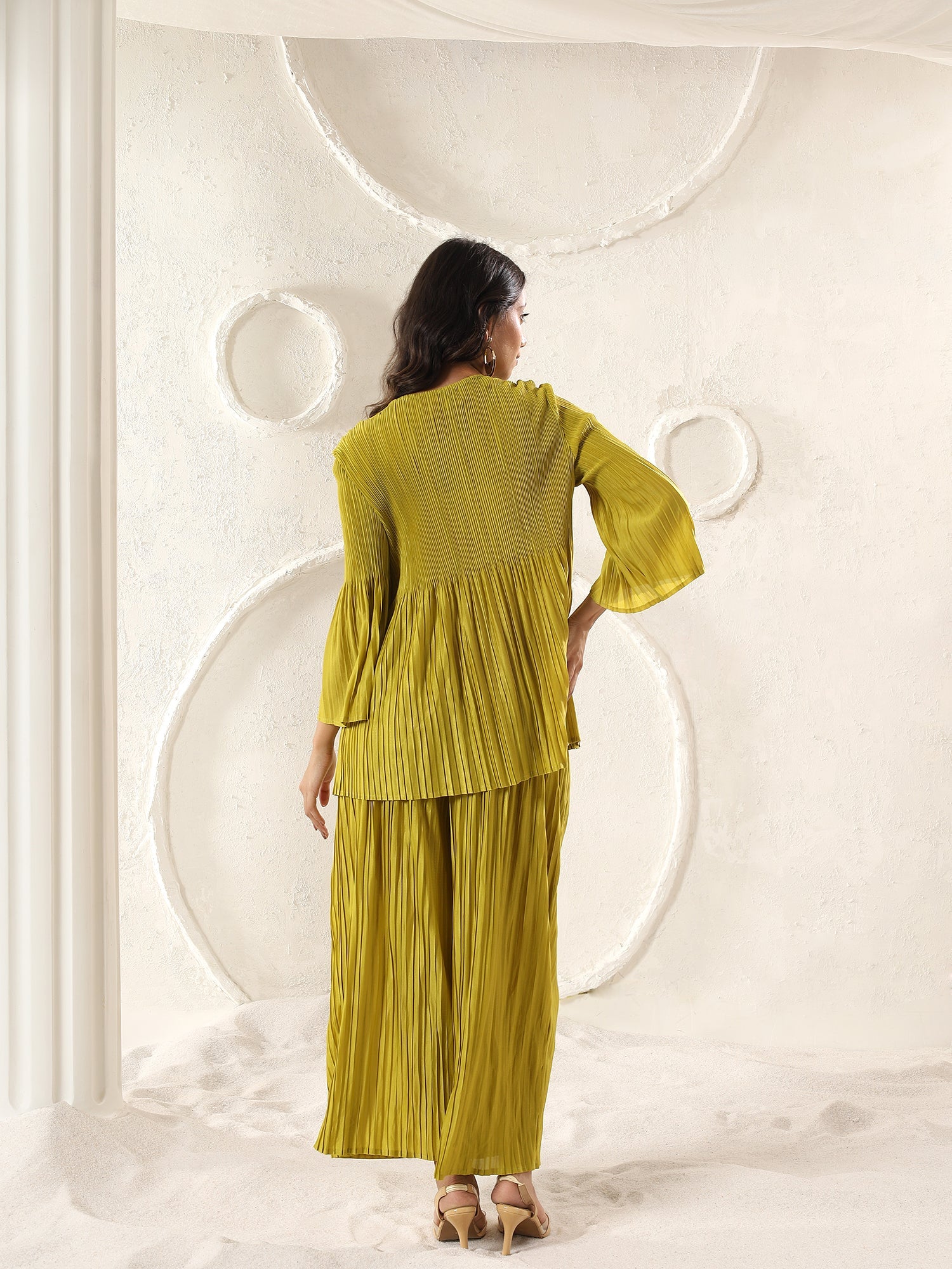 Petal Pleats Co-ord Set