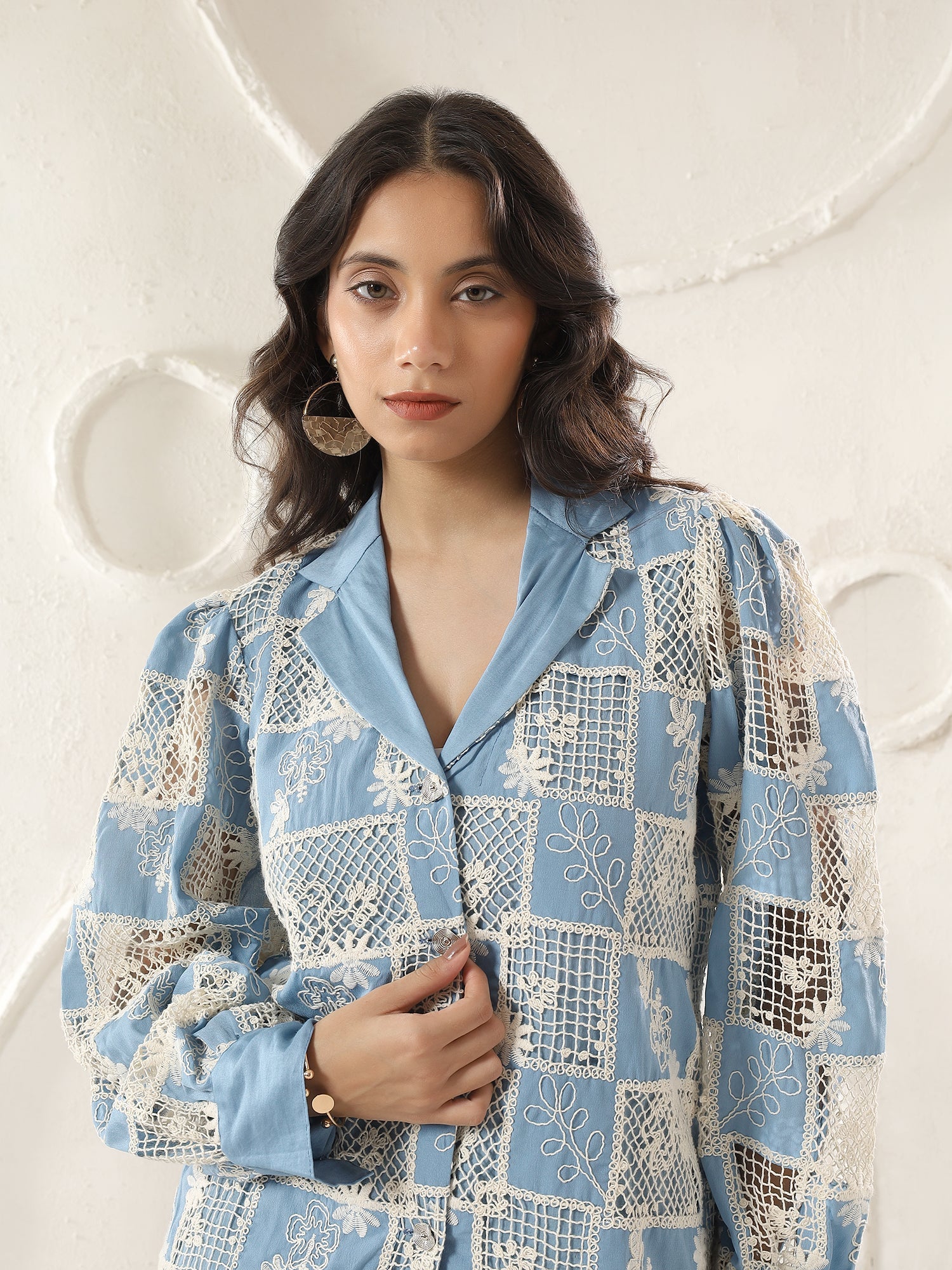 Celestia Cutwork Jacket Coord Set