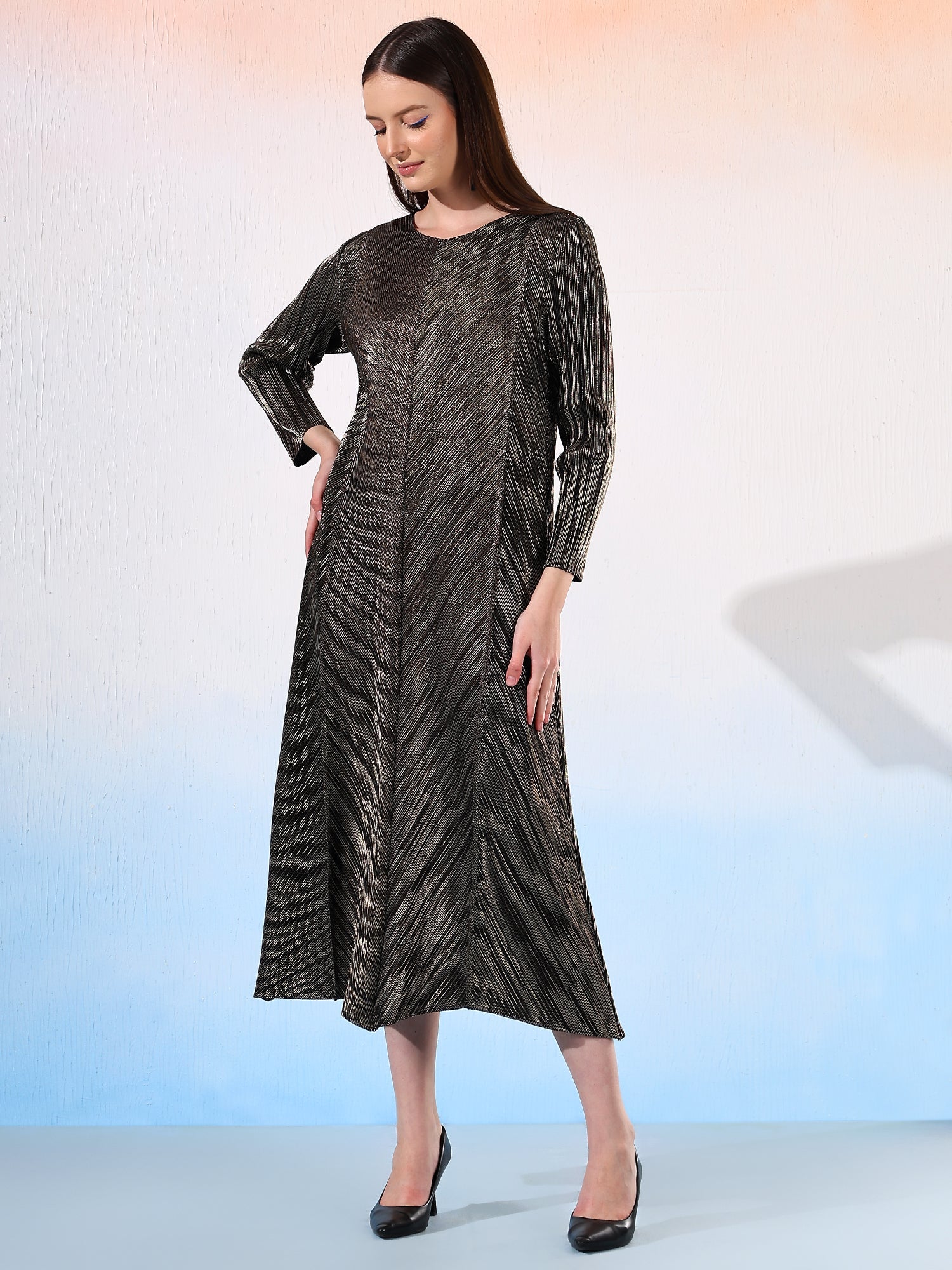 Harper Metallic Dress