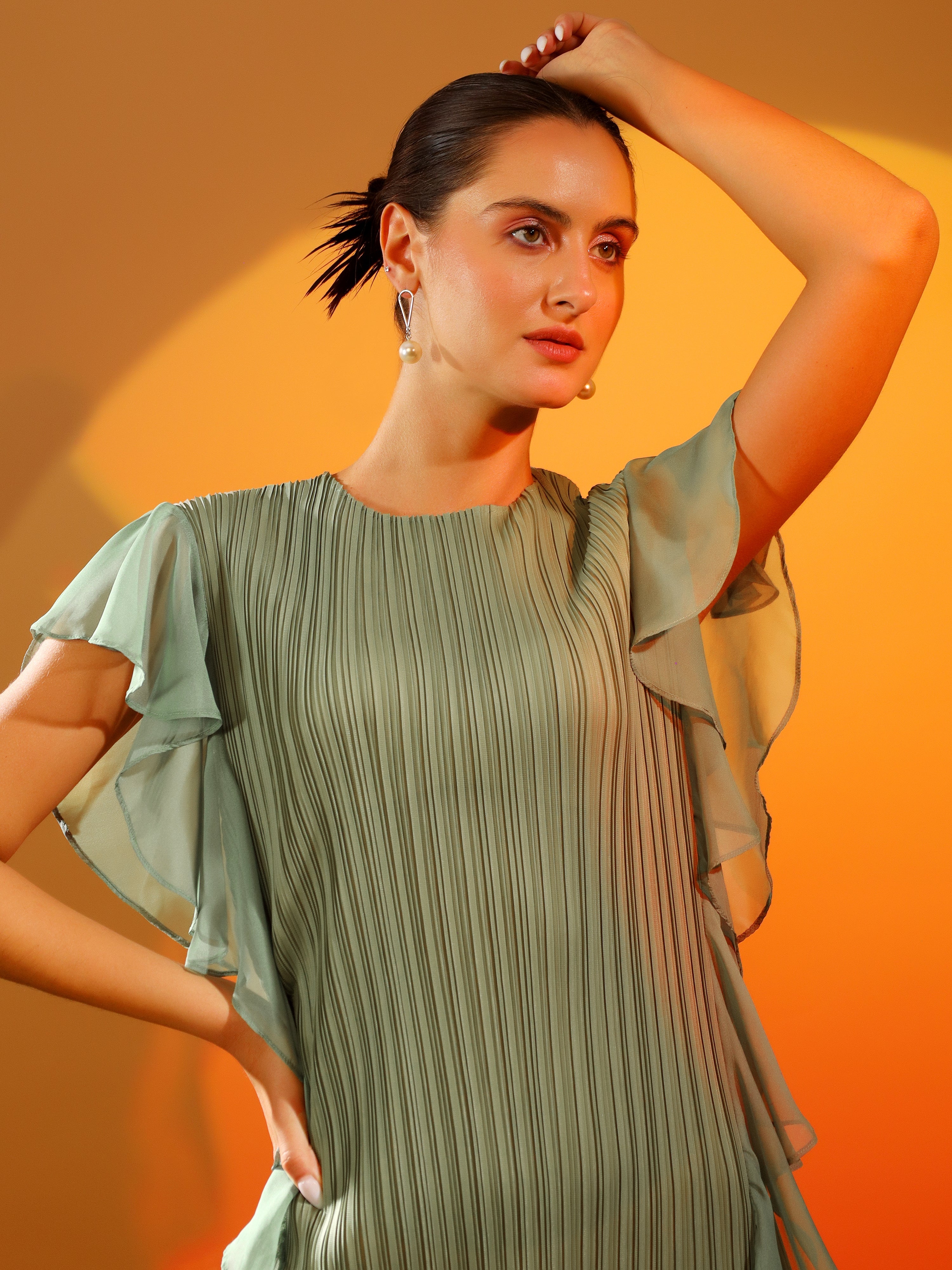 Riviera Pleated Dress