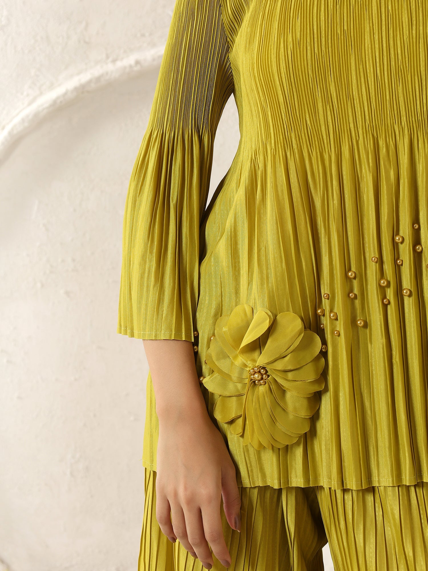 Petal Pleats Co-ord Set