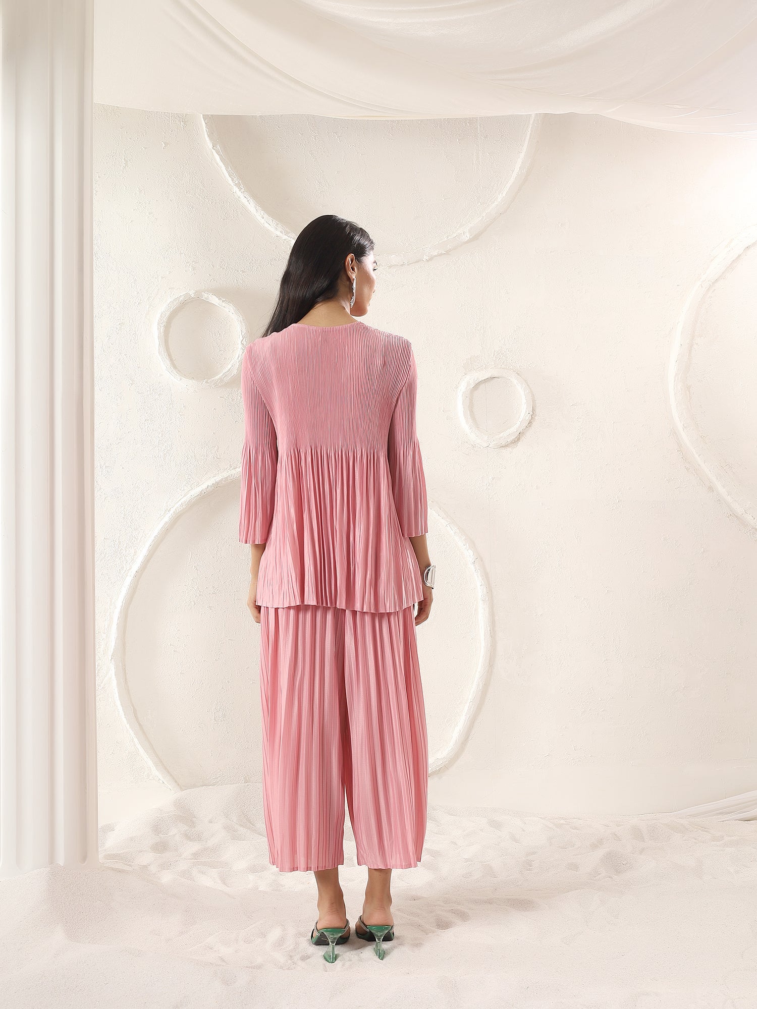 Petal Pleats Co-ord Set