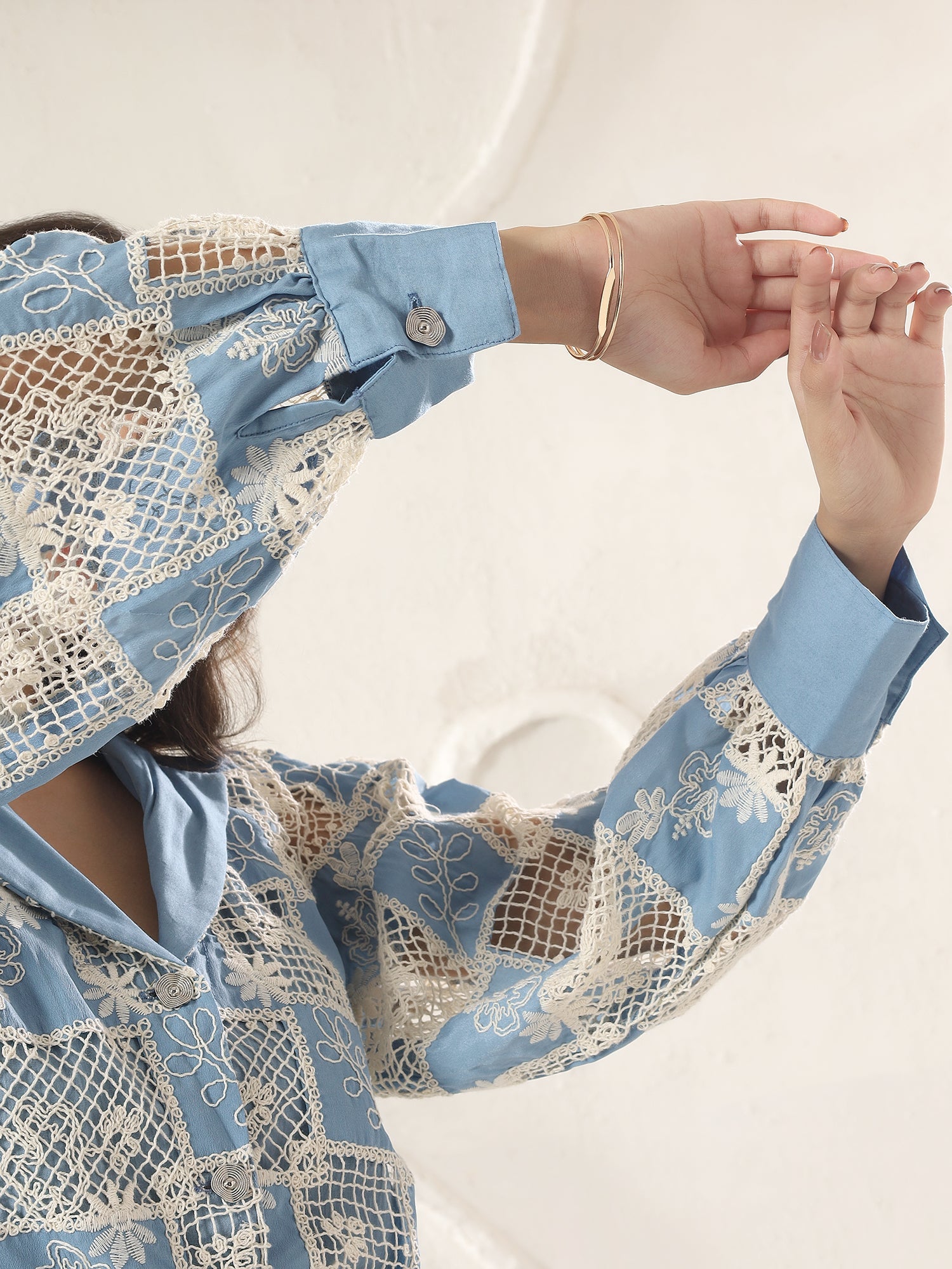 Celestia Cutwork Jacket Coord Set