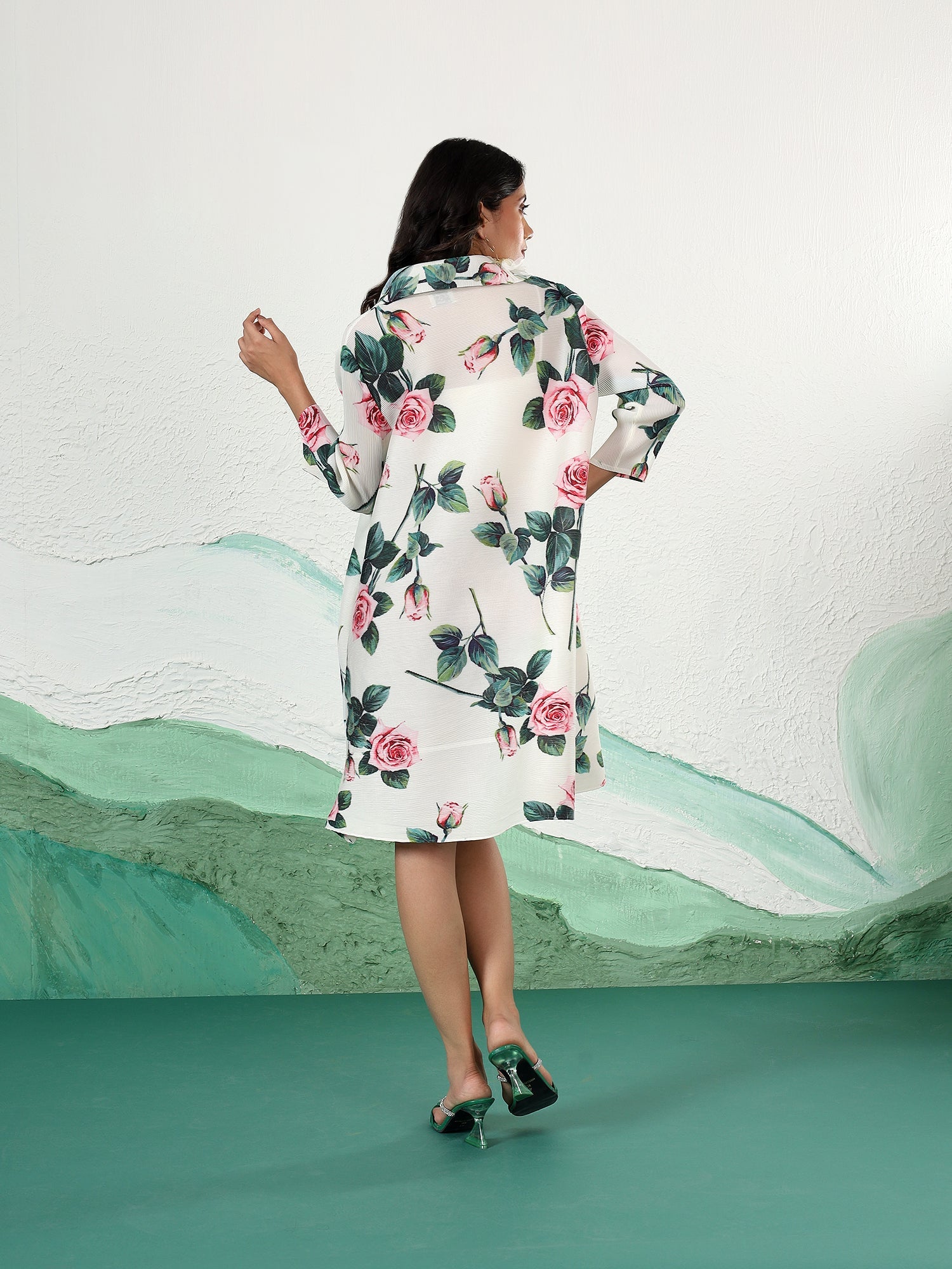 The Rose Shirt Dress