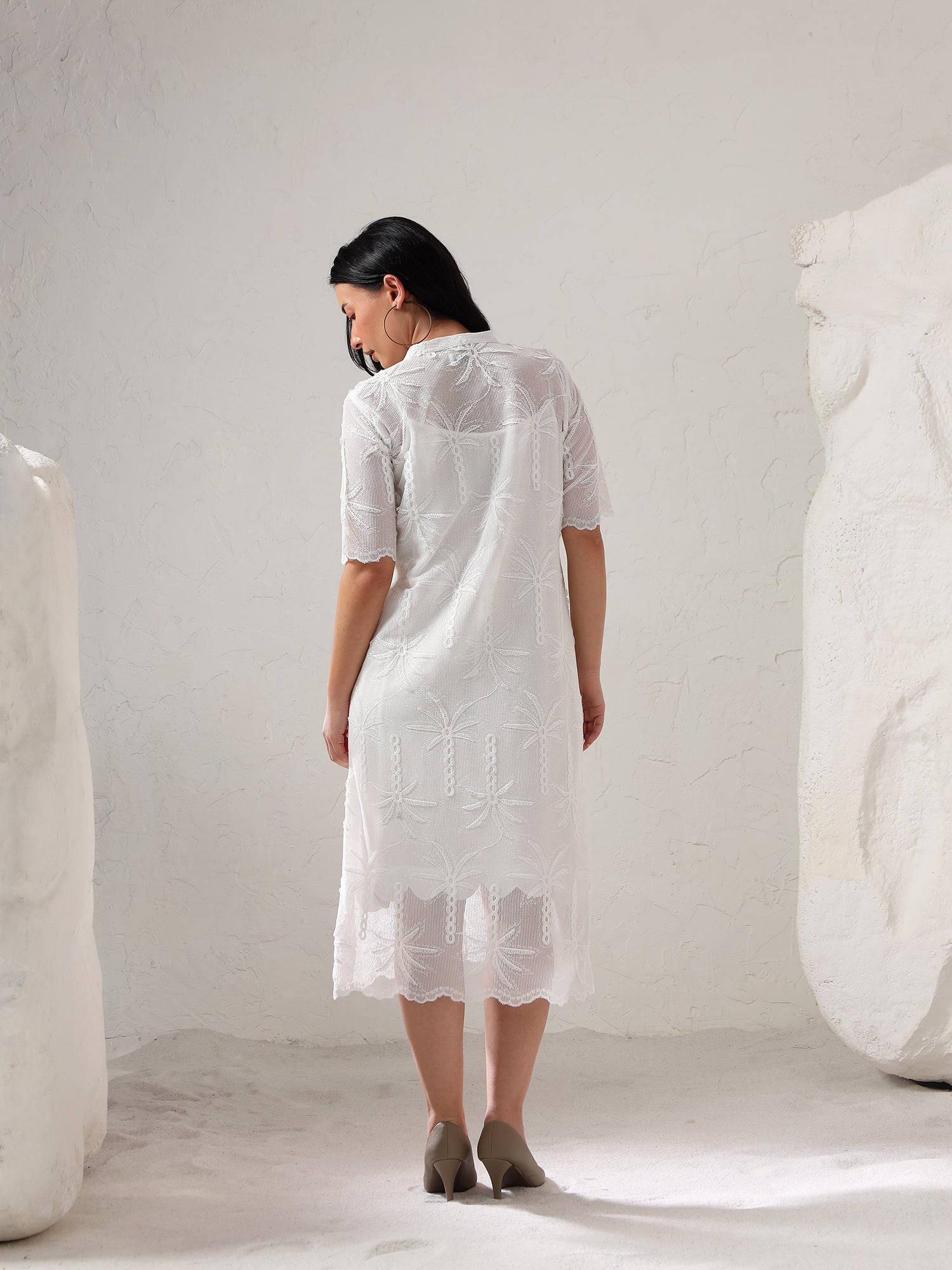Palm Lace Dress
