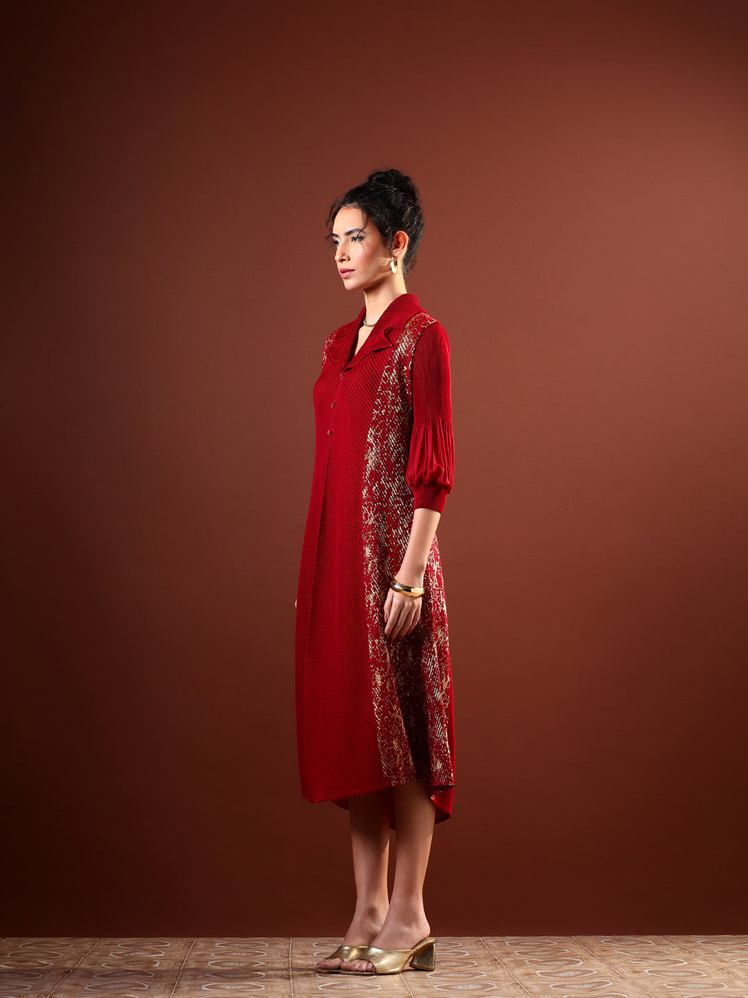 Sephia Pleated Dress