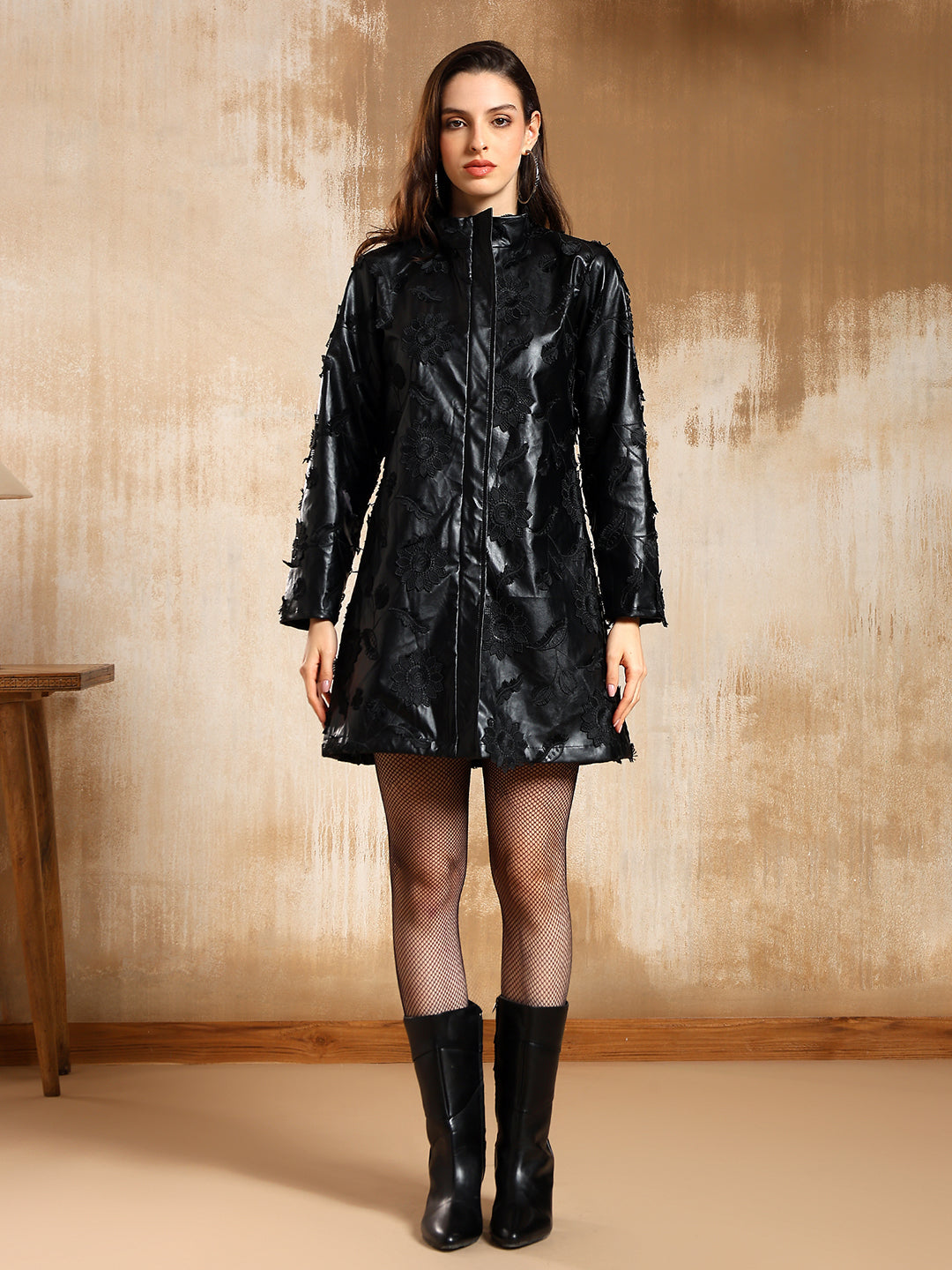 Zyra Faux Leather Jacket