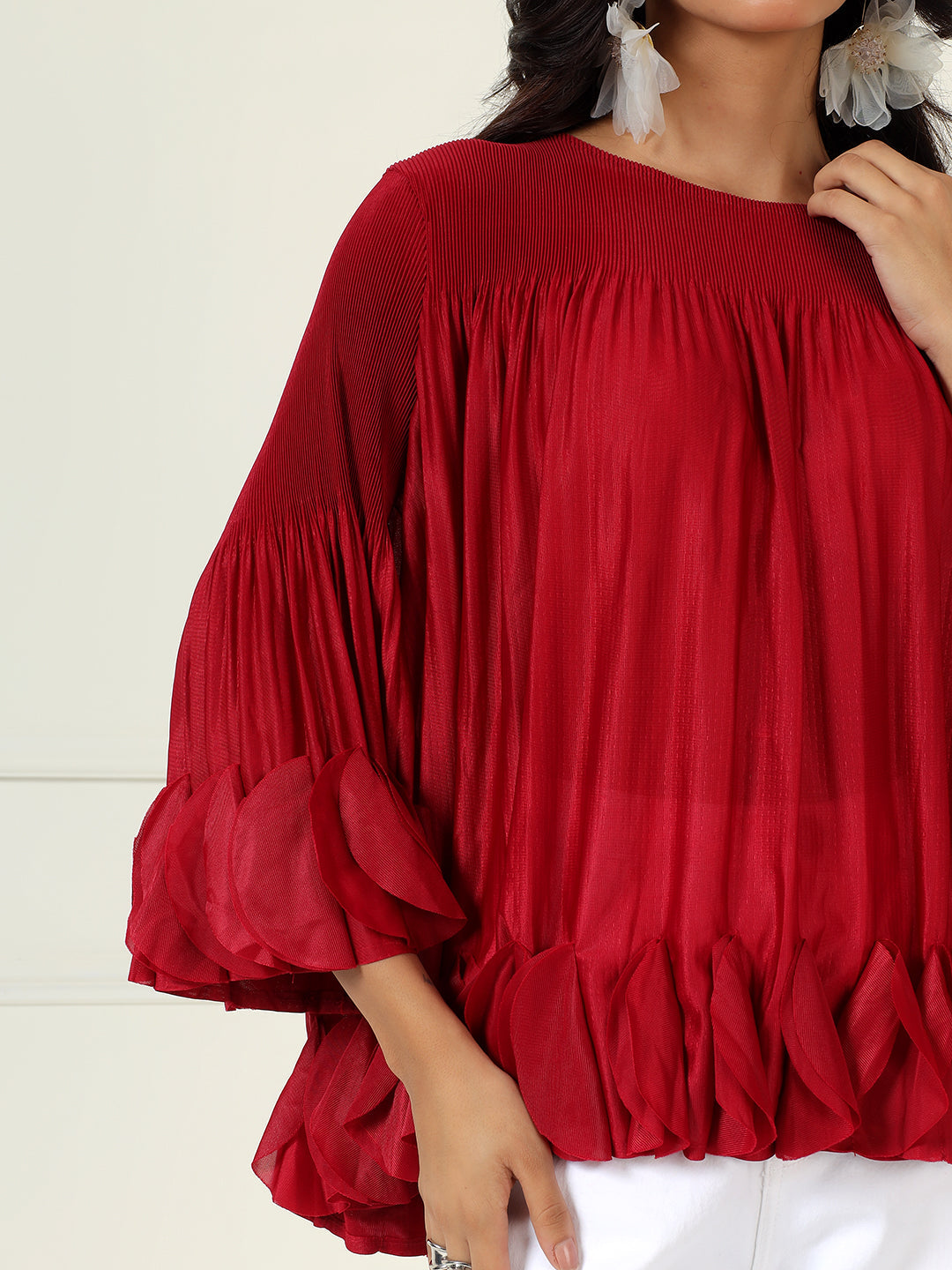 Riva Top in Ruby Red