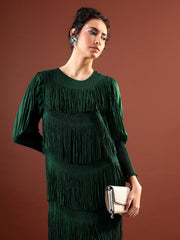 Velia Fringe Dress