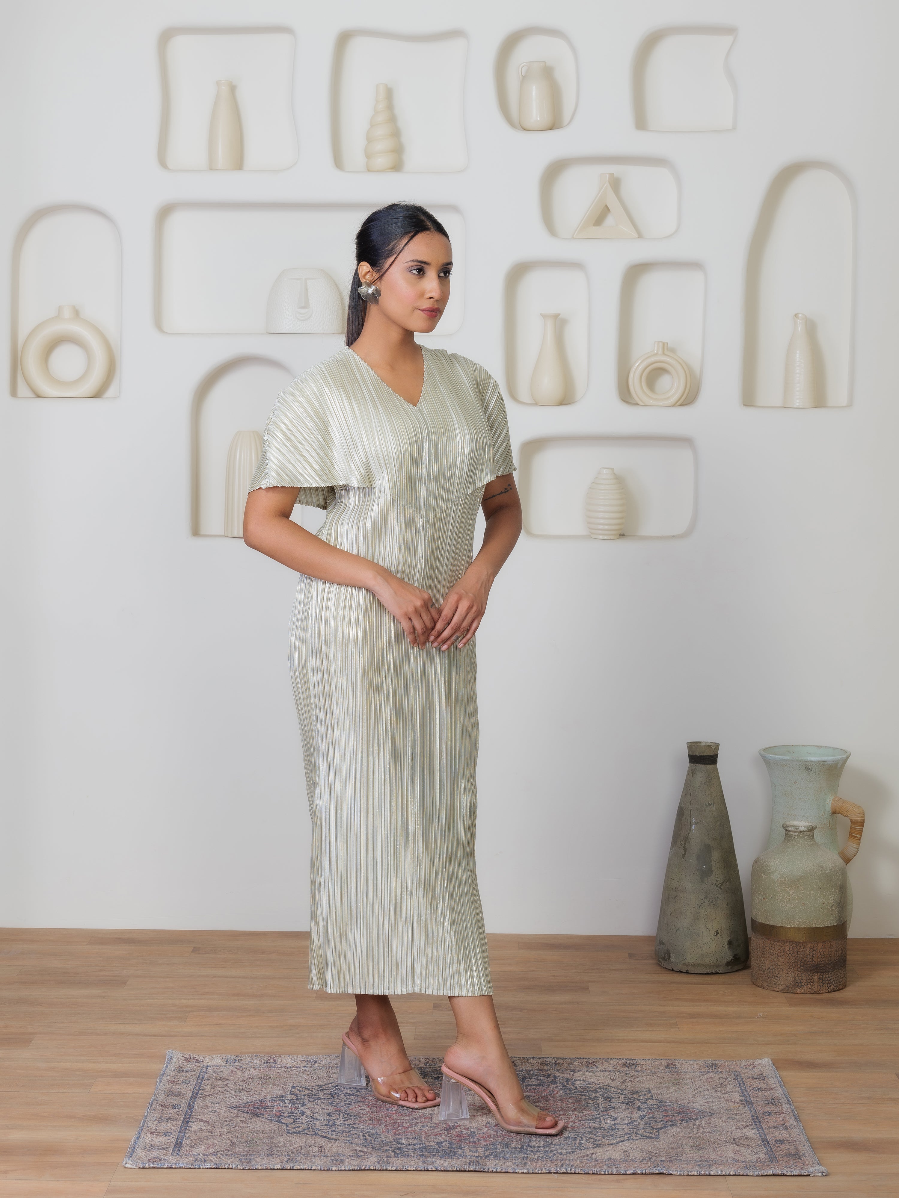 Serenade Metallic Dress