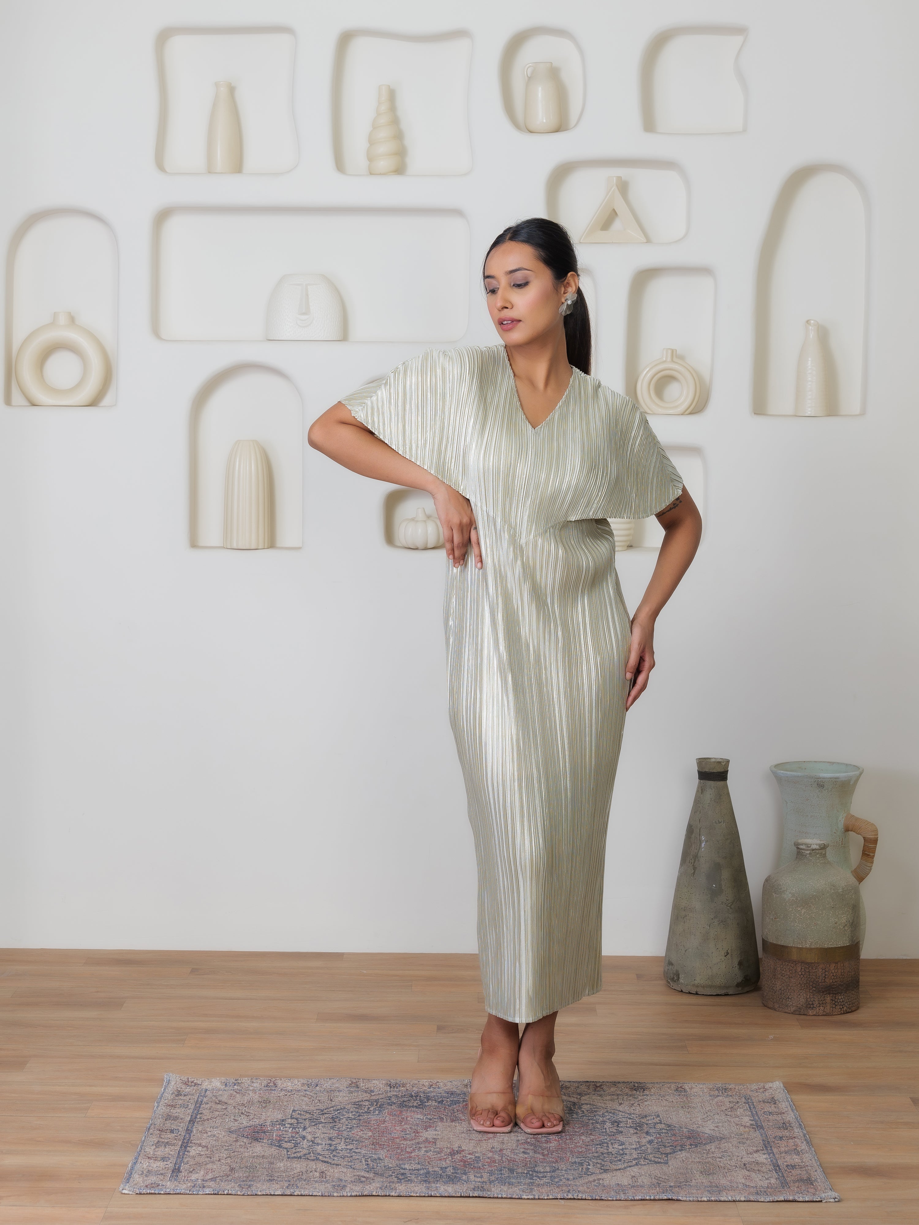 Serenade Metallic Dress