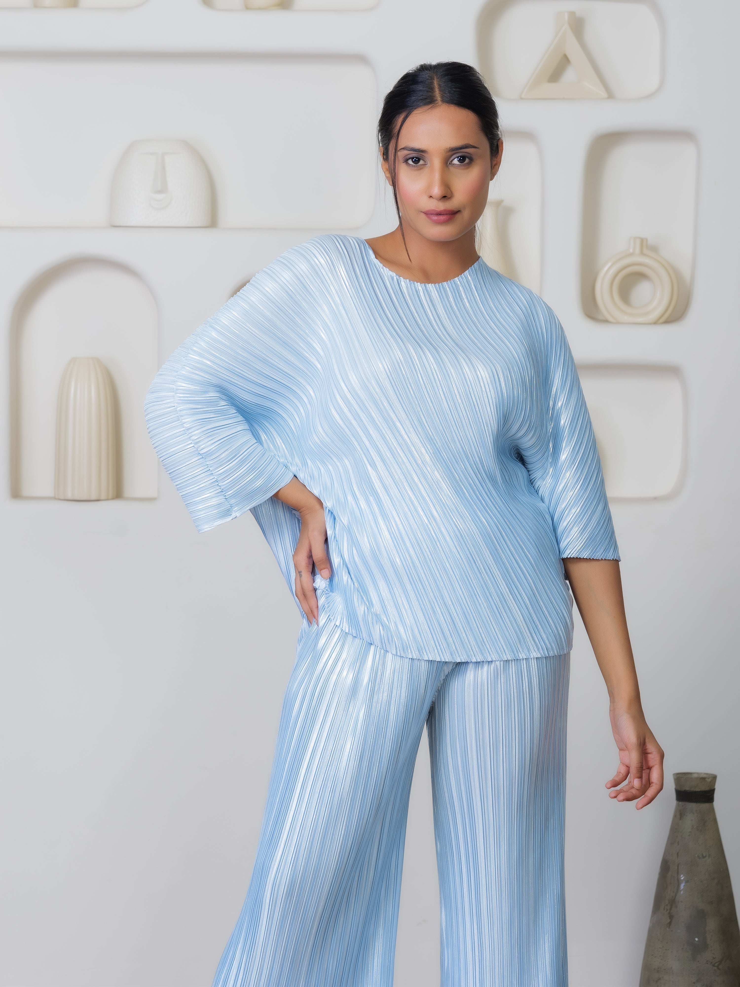 Ethereal Metallic Co-ord Set