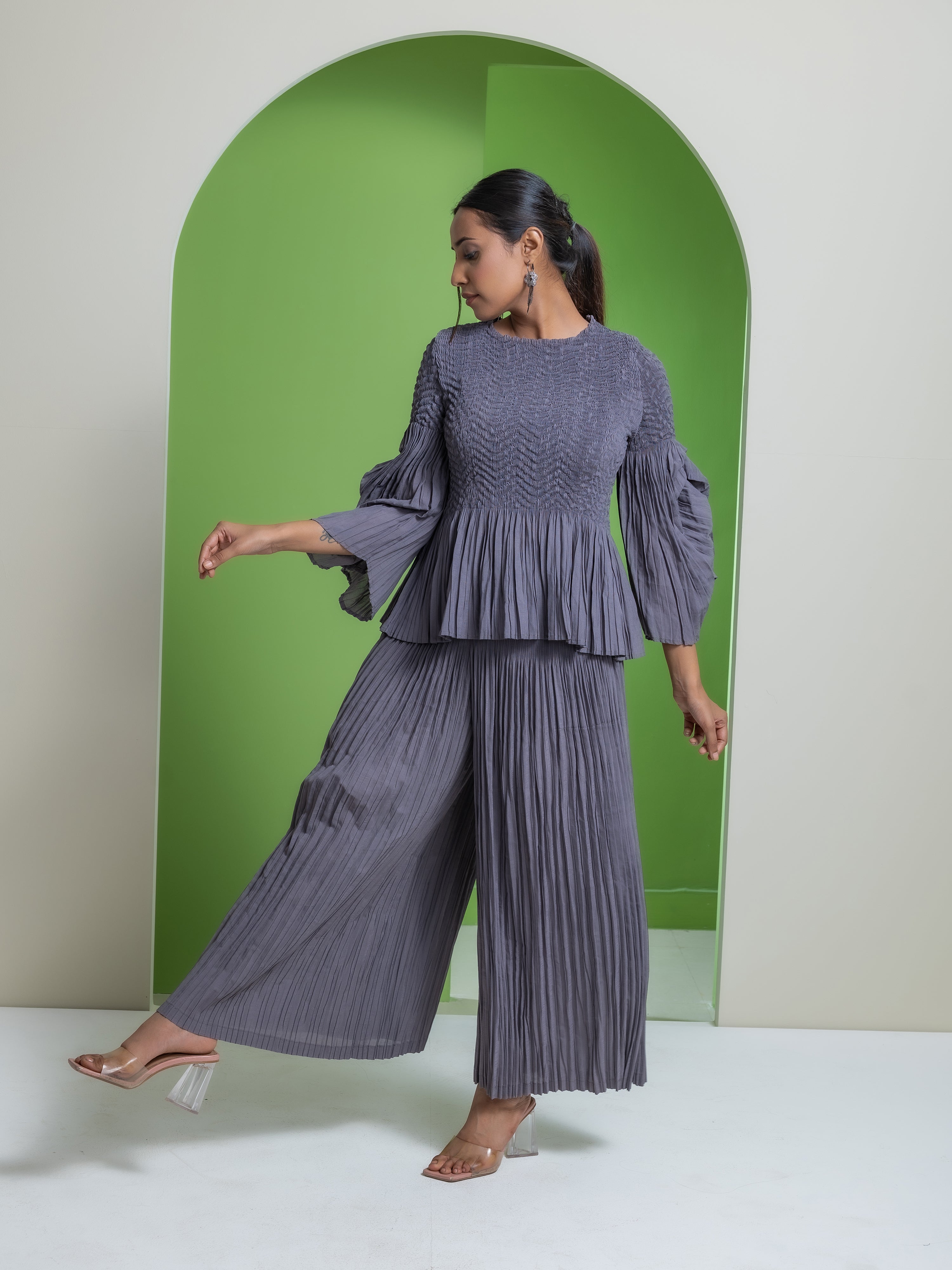 Dusk Pleated Co-ord Set