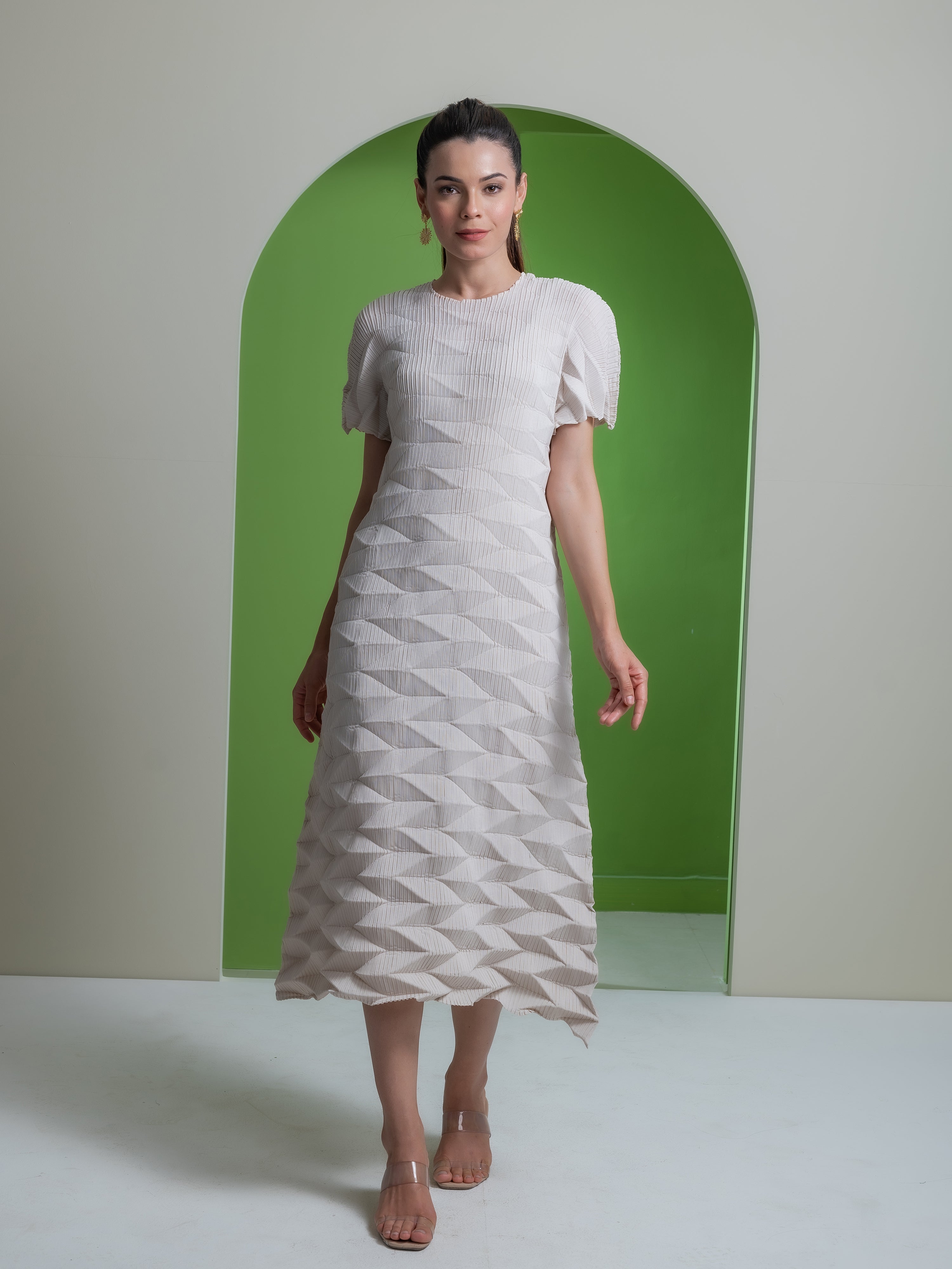 Lumina Pleated Dress