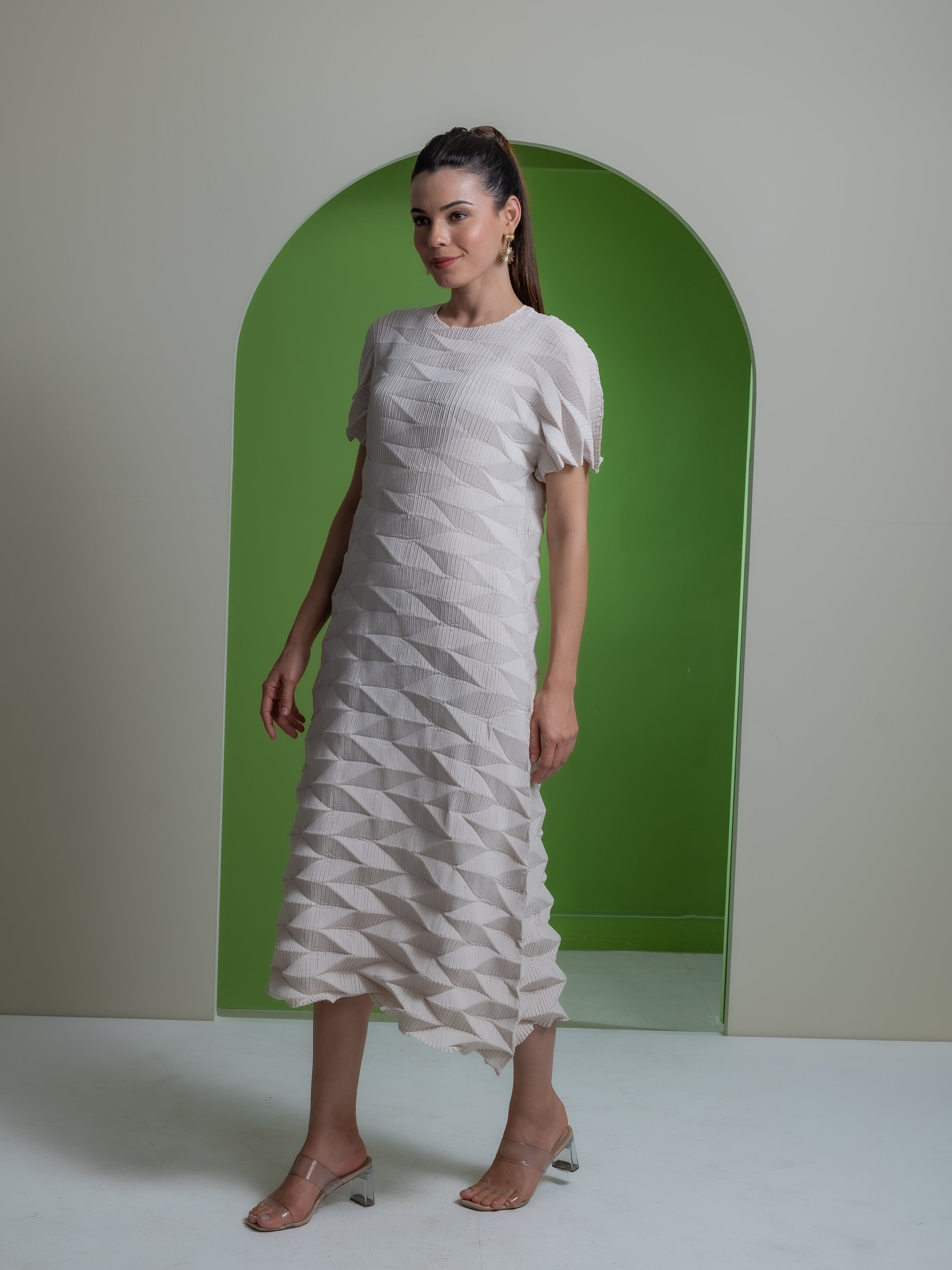 Lumina Pleated Dress