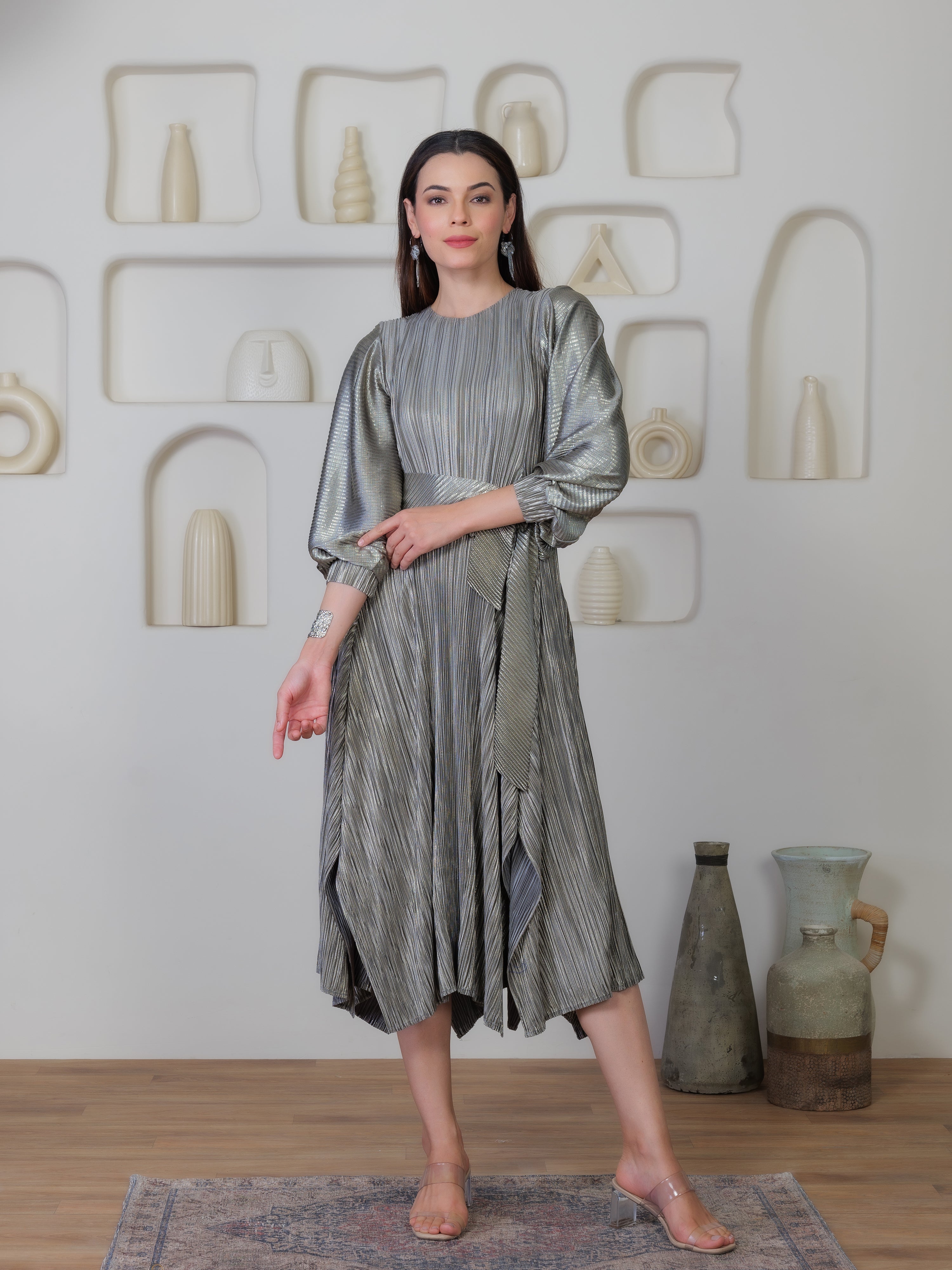 Euphoria Metallic Dress