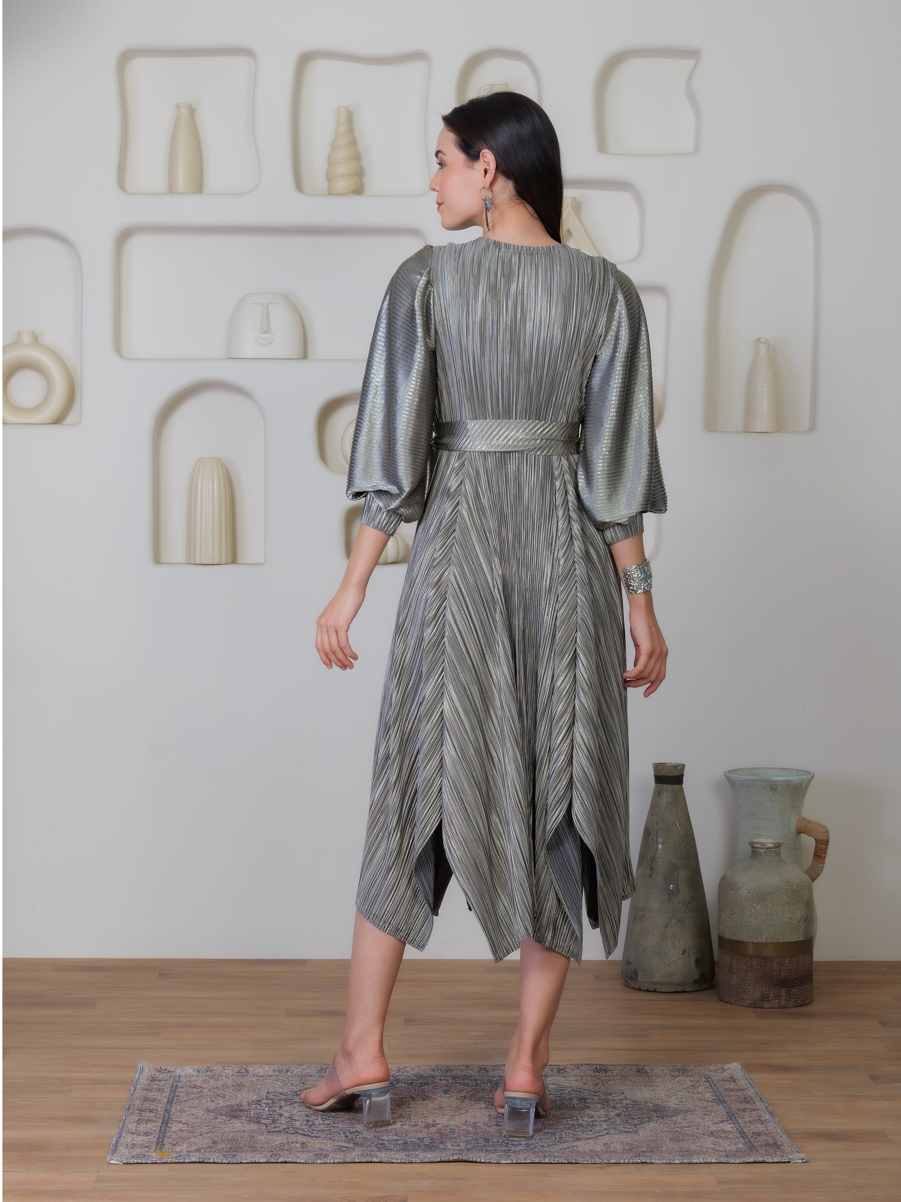 Euphoria Metallic Dress