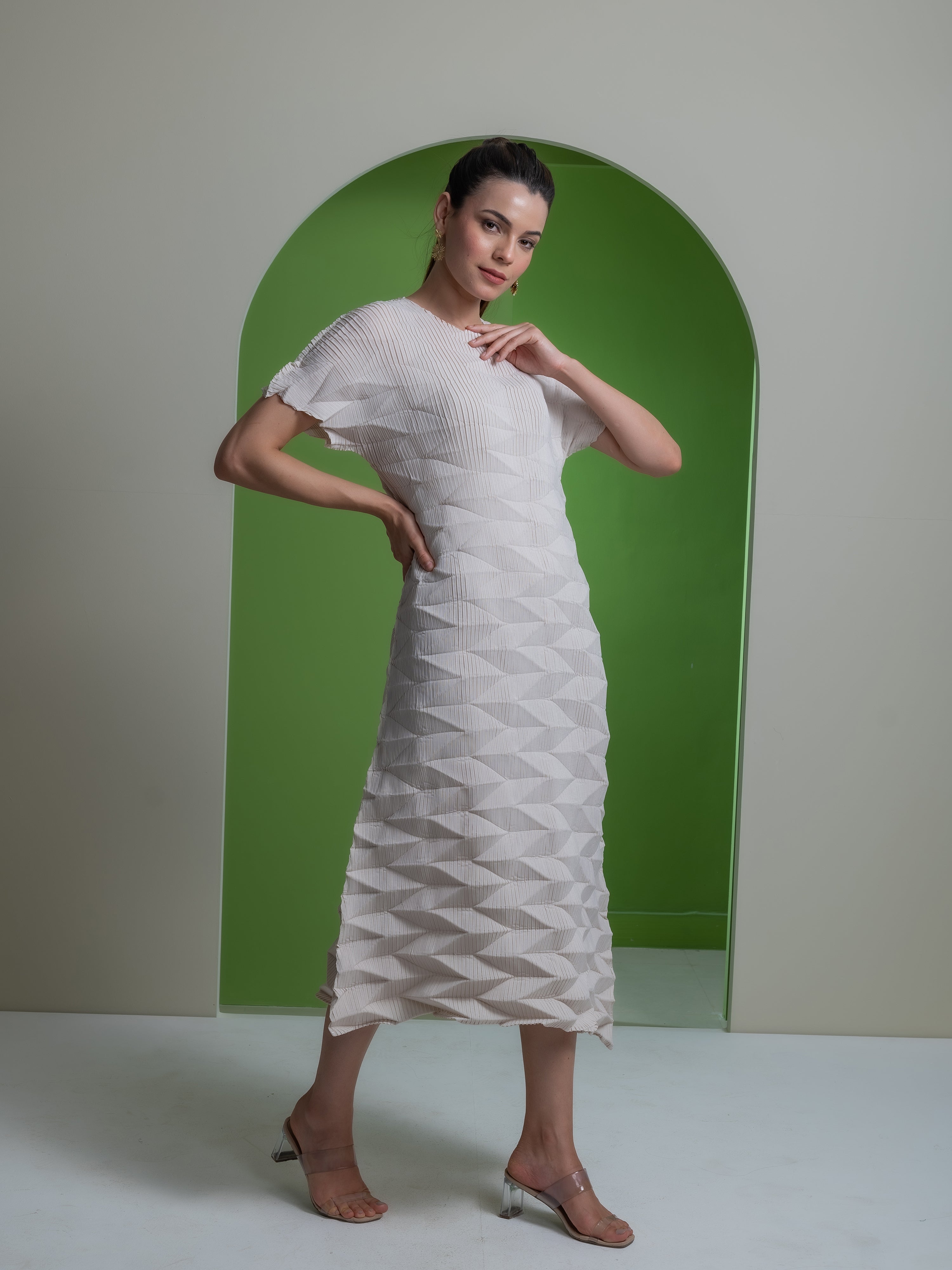 Lumina Pleated Dress