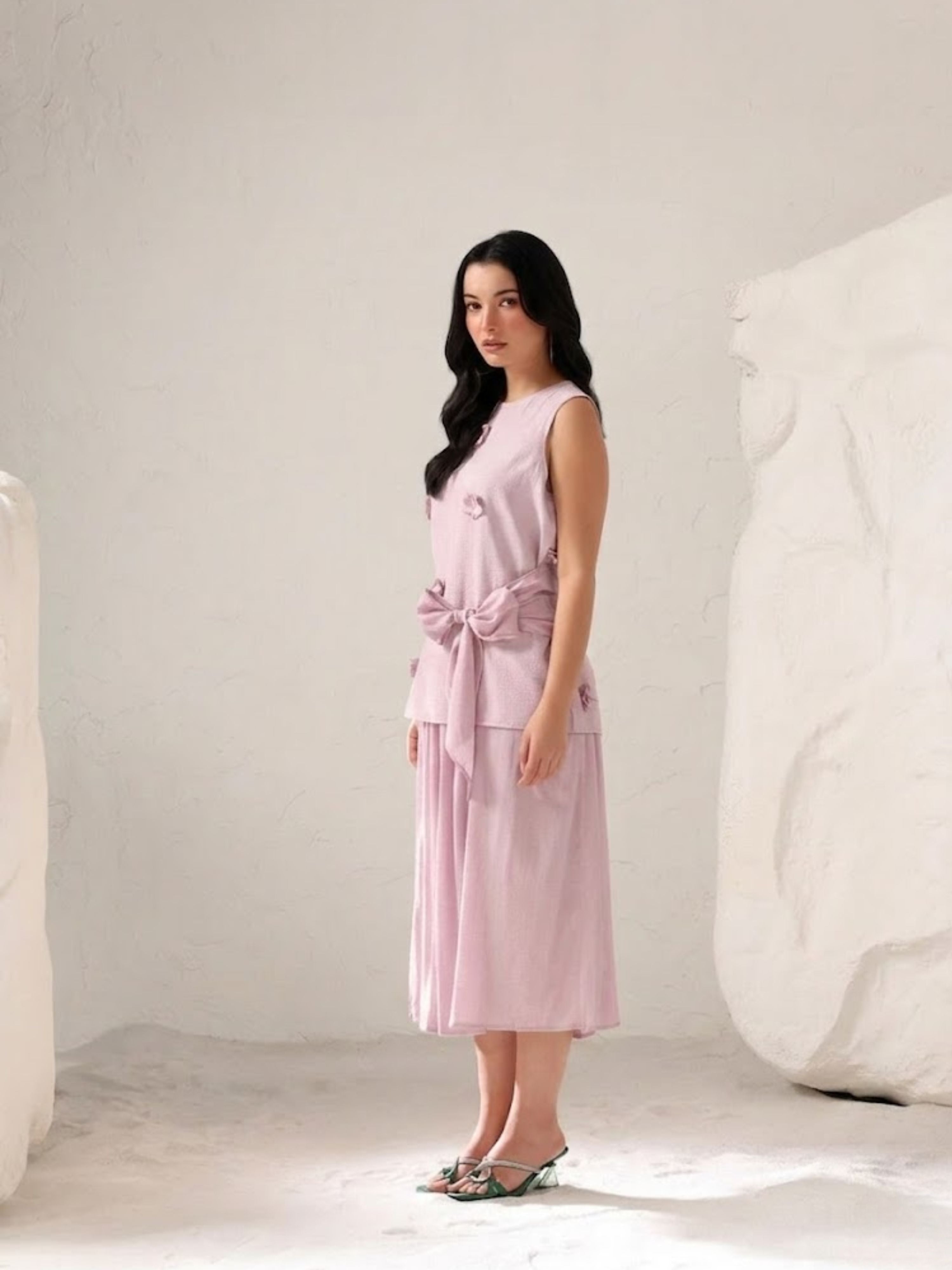 Ivella flower Skirt Set