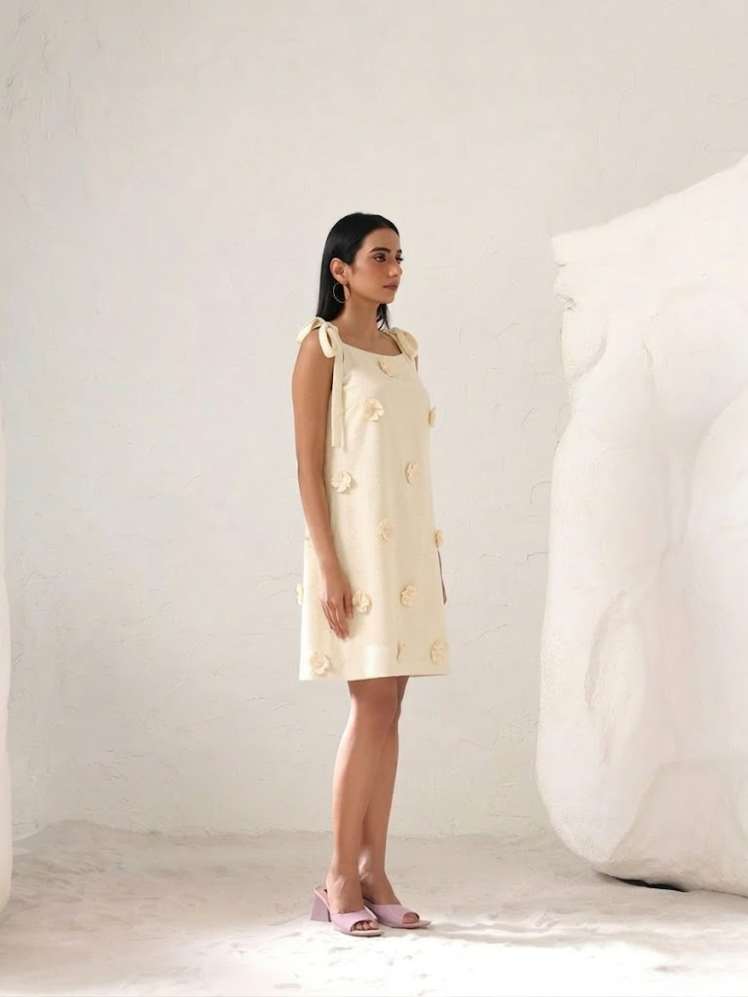 Ivella Flower Tie Dress