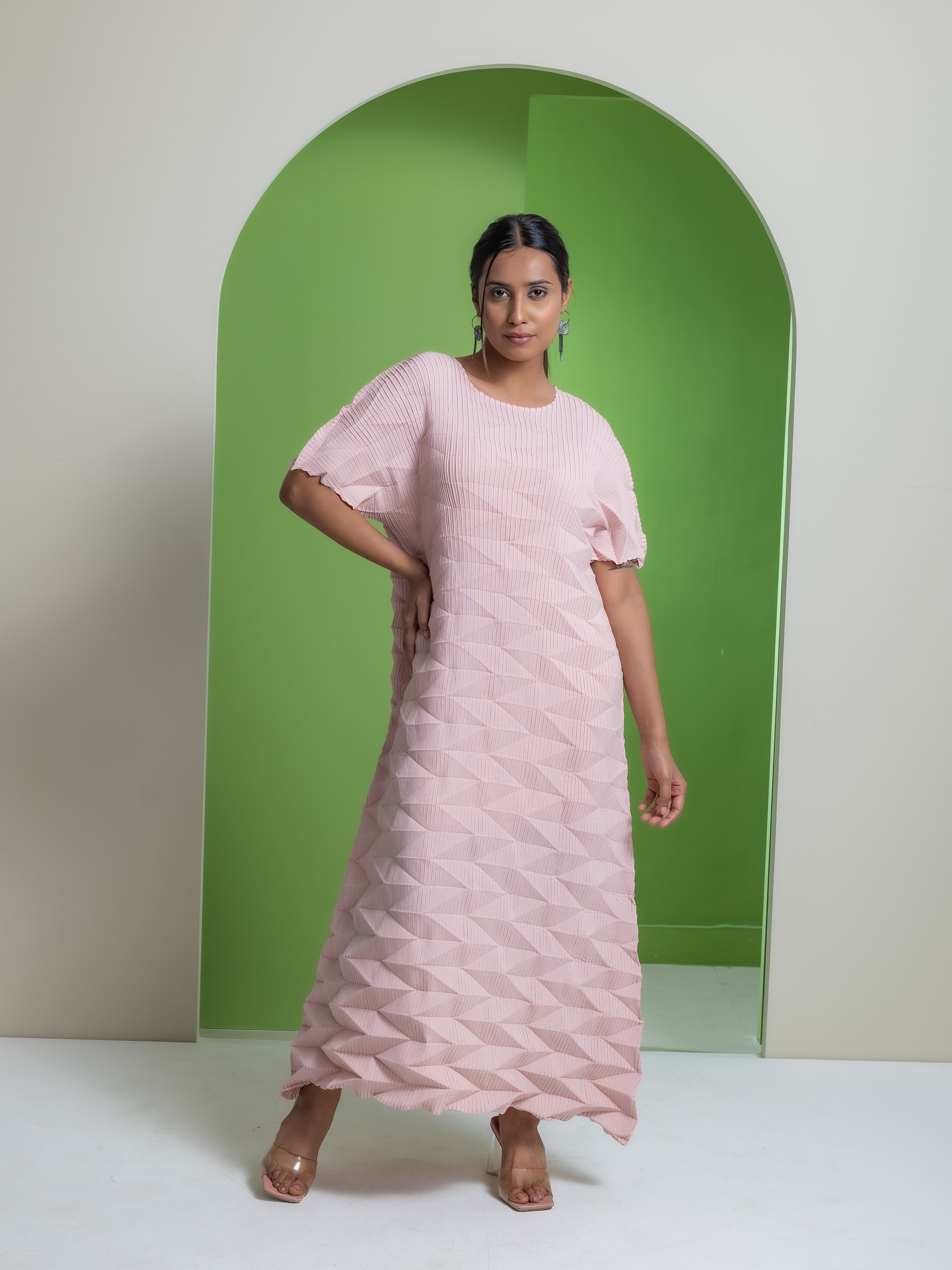 Lumina Pleated Dress