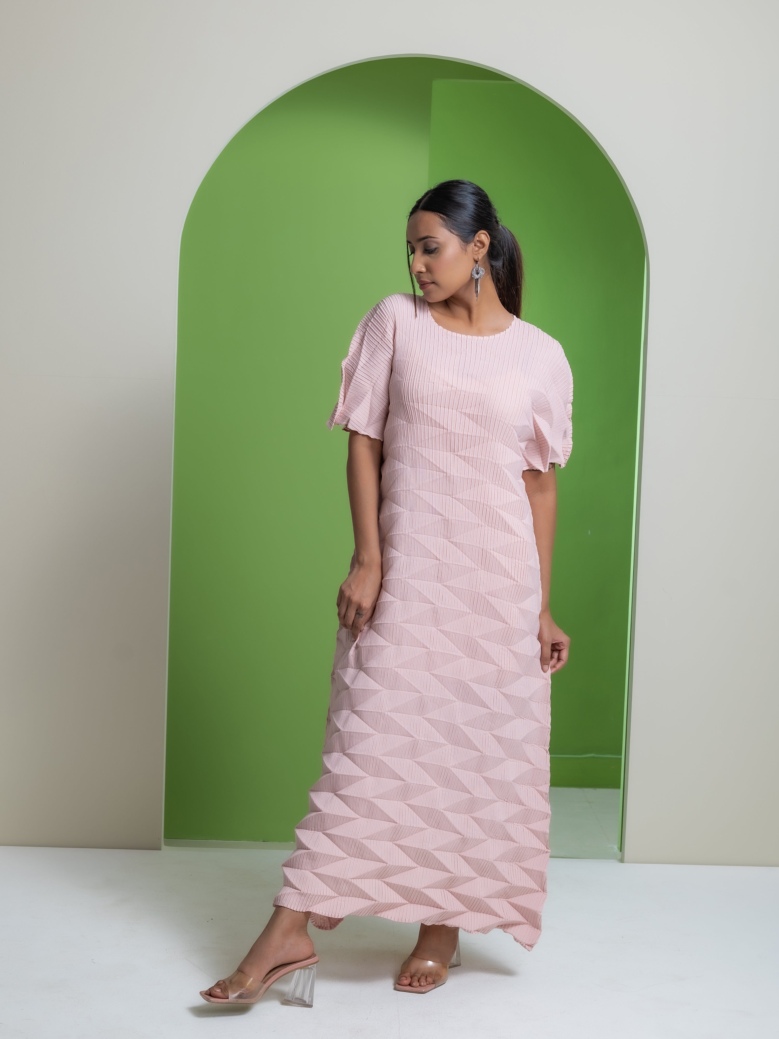 Lumina Pleated Dress
