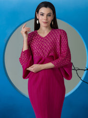 Vivacity Pleated Dress