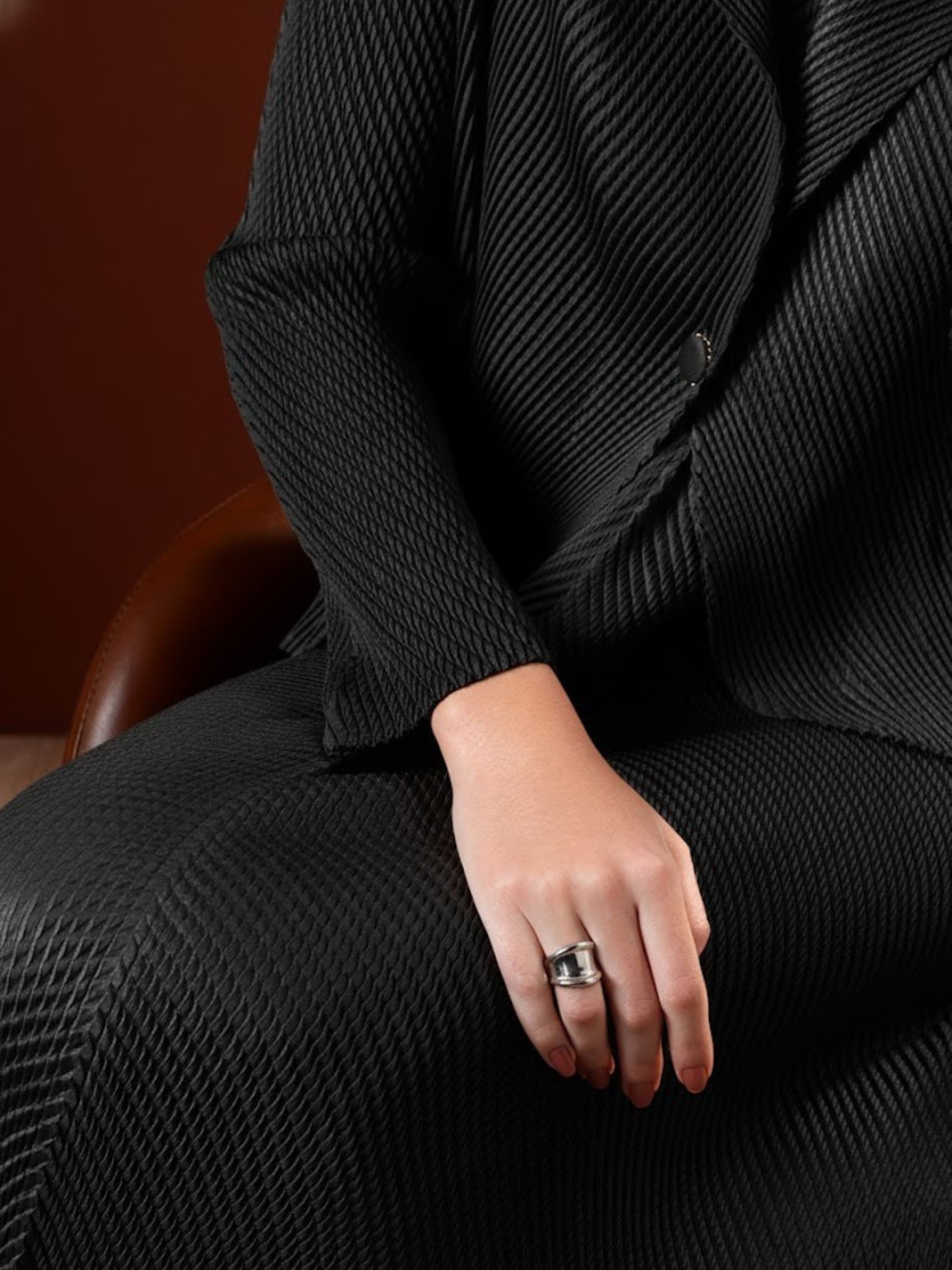 Veridian Dress with Coat