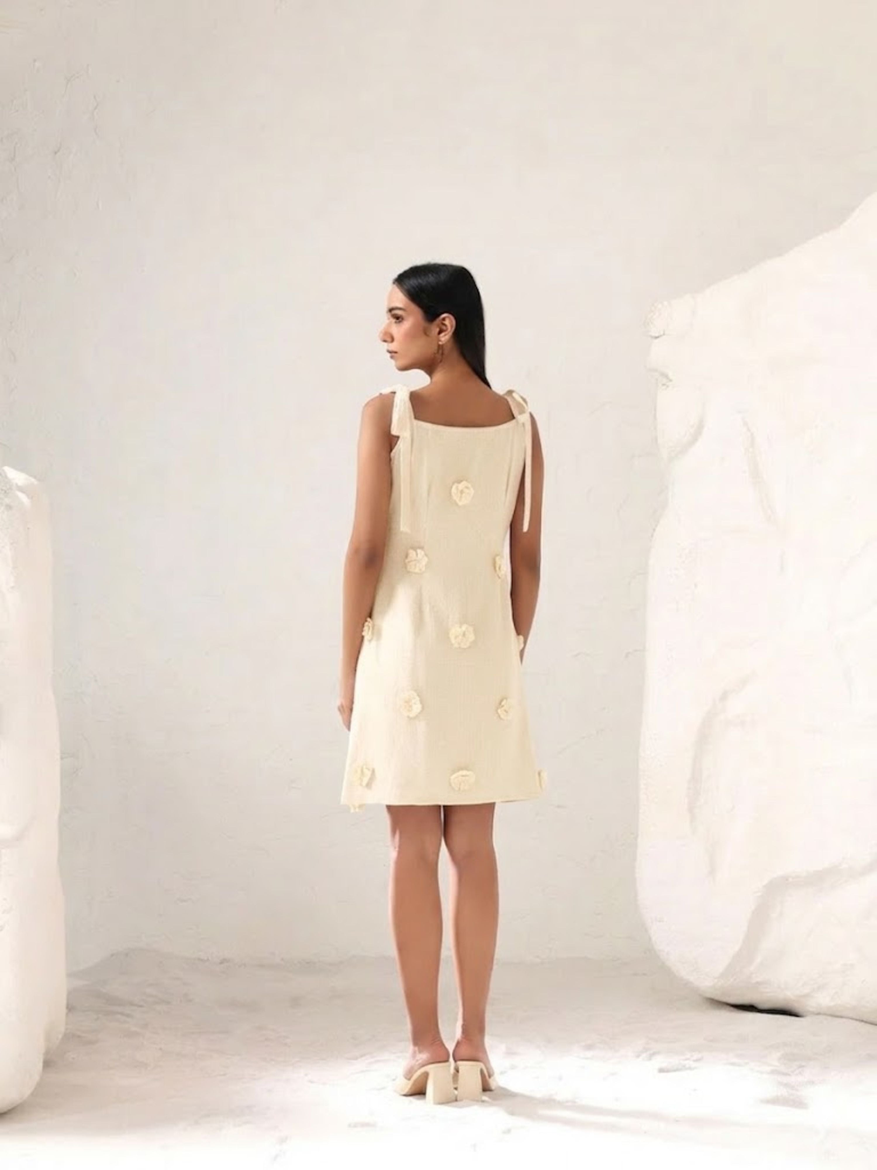 Ivella Flower Tie Dress