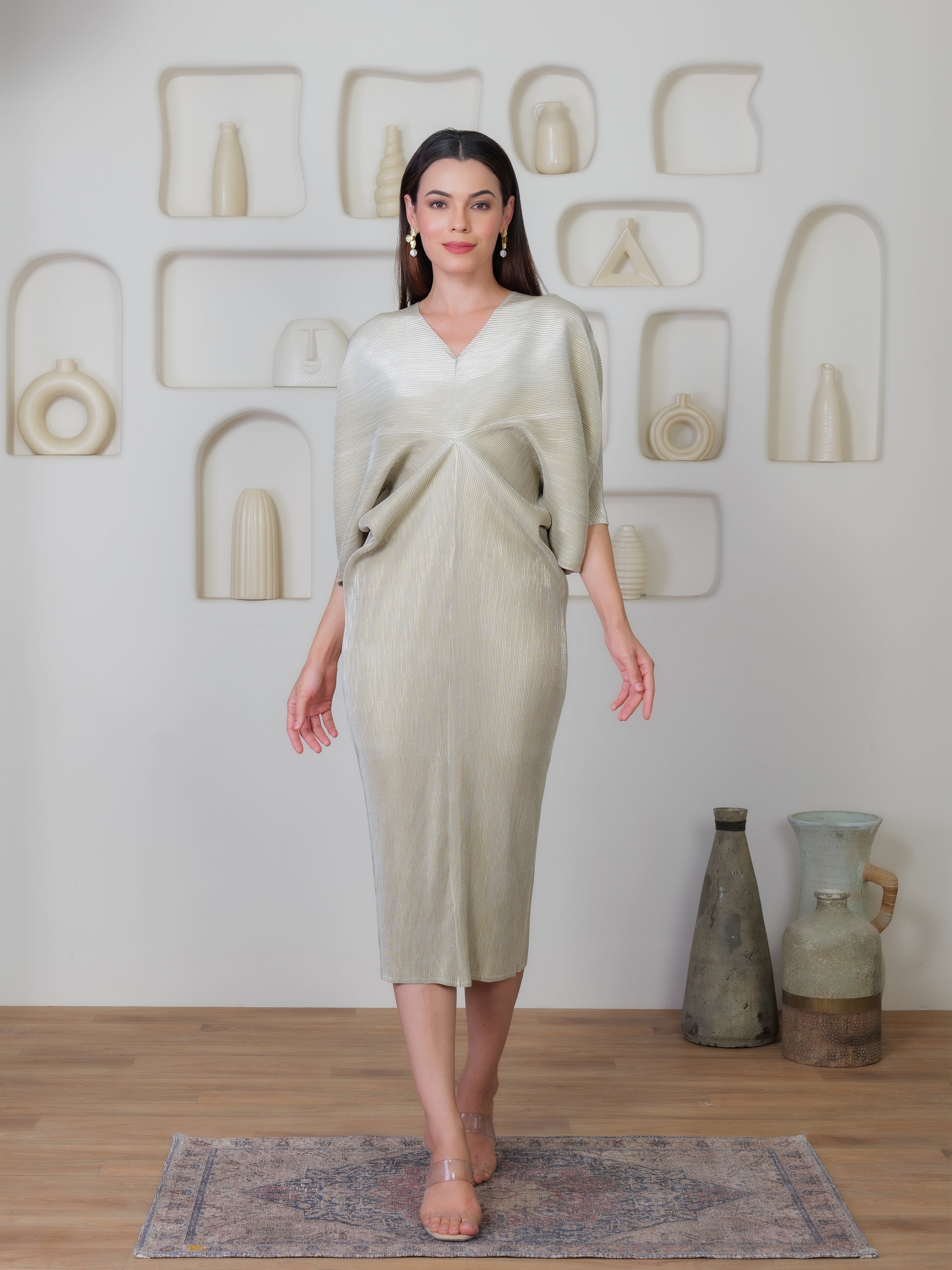 Radiance Metallic Dress