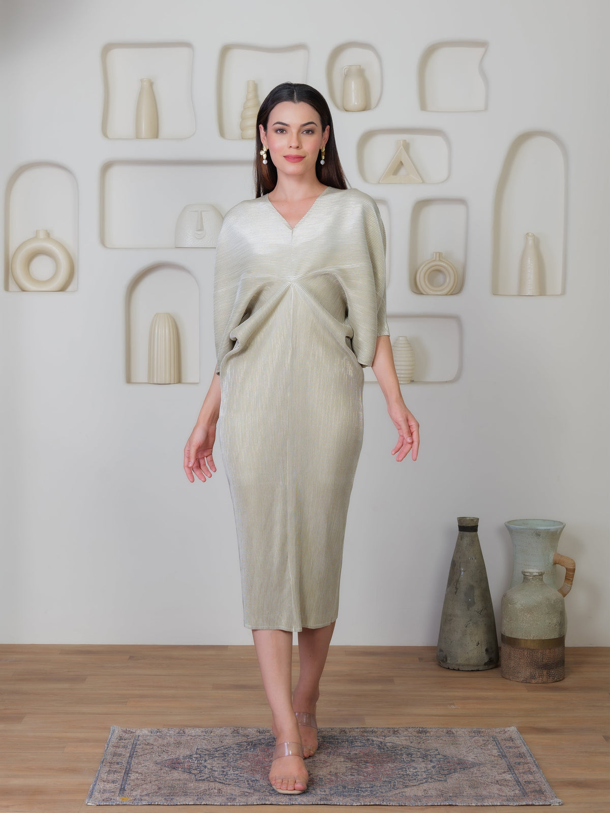 Radiance Metallic Dress