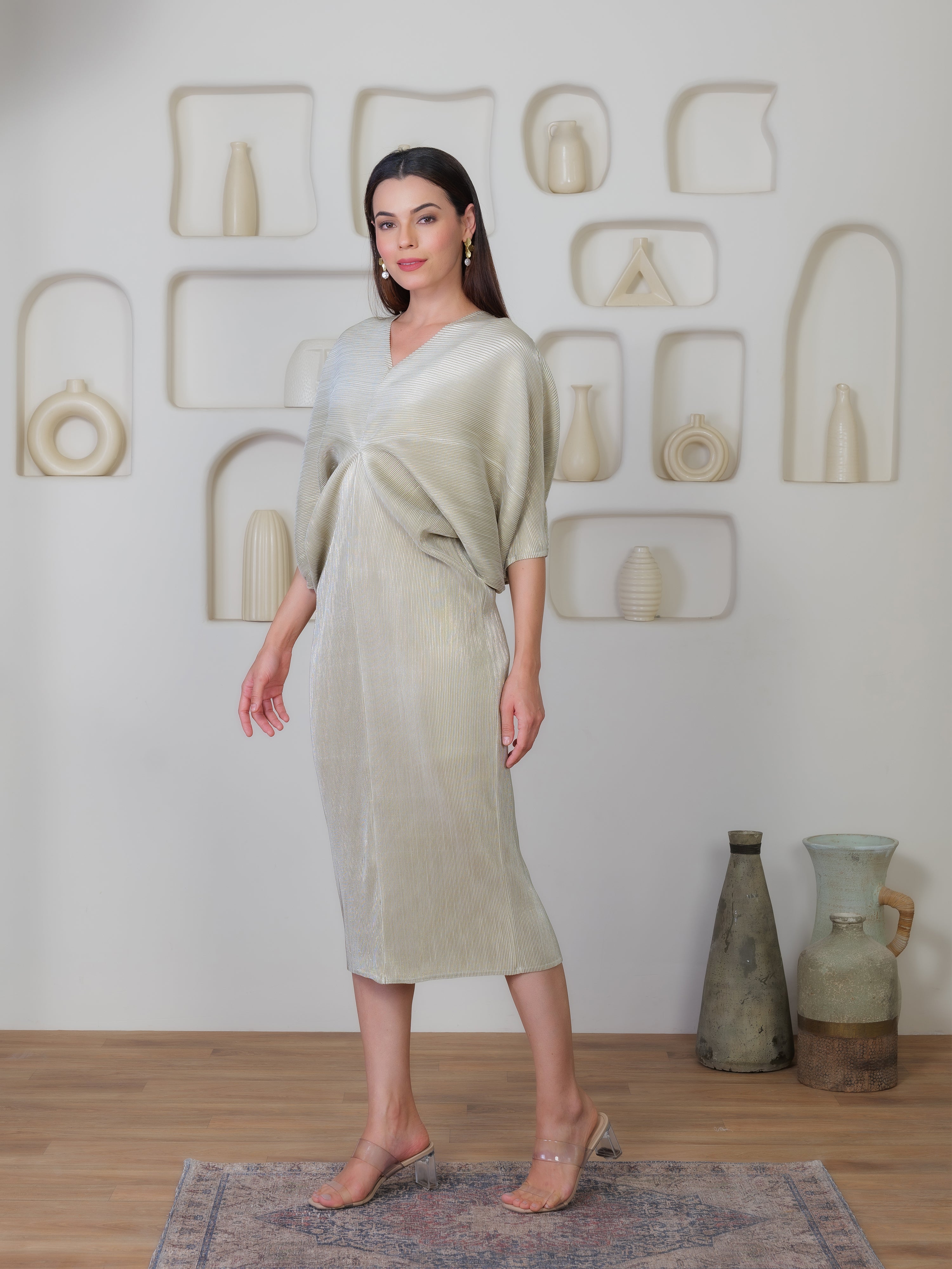 Radiance Metallic Dress