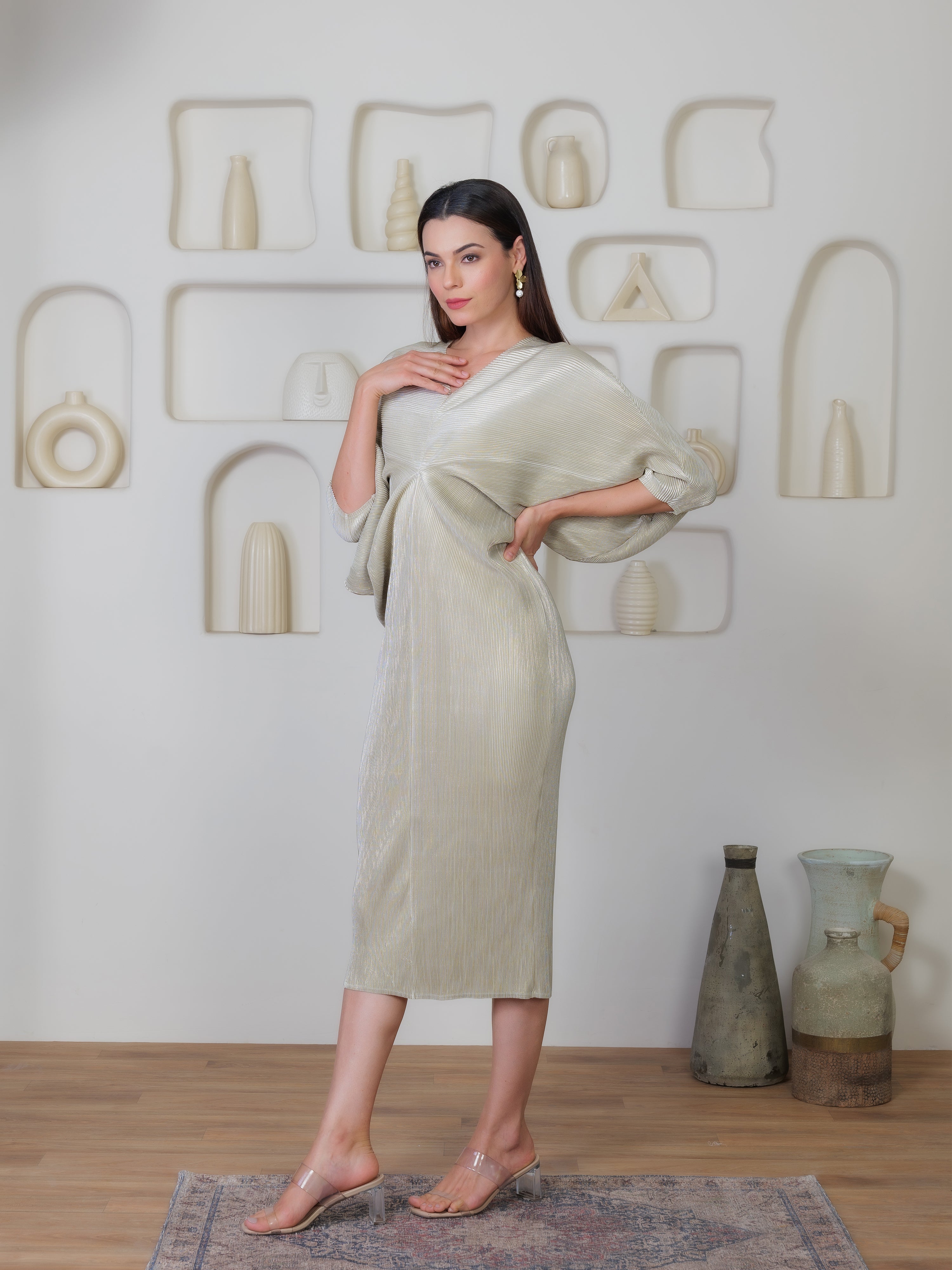 Radiance Metallic Dress