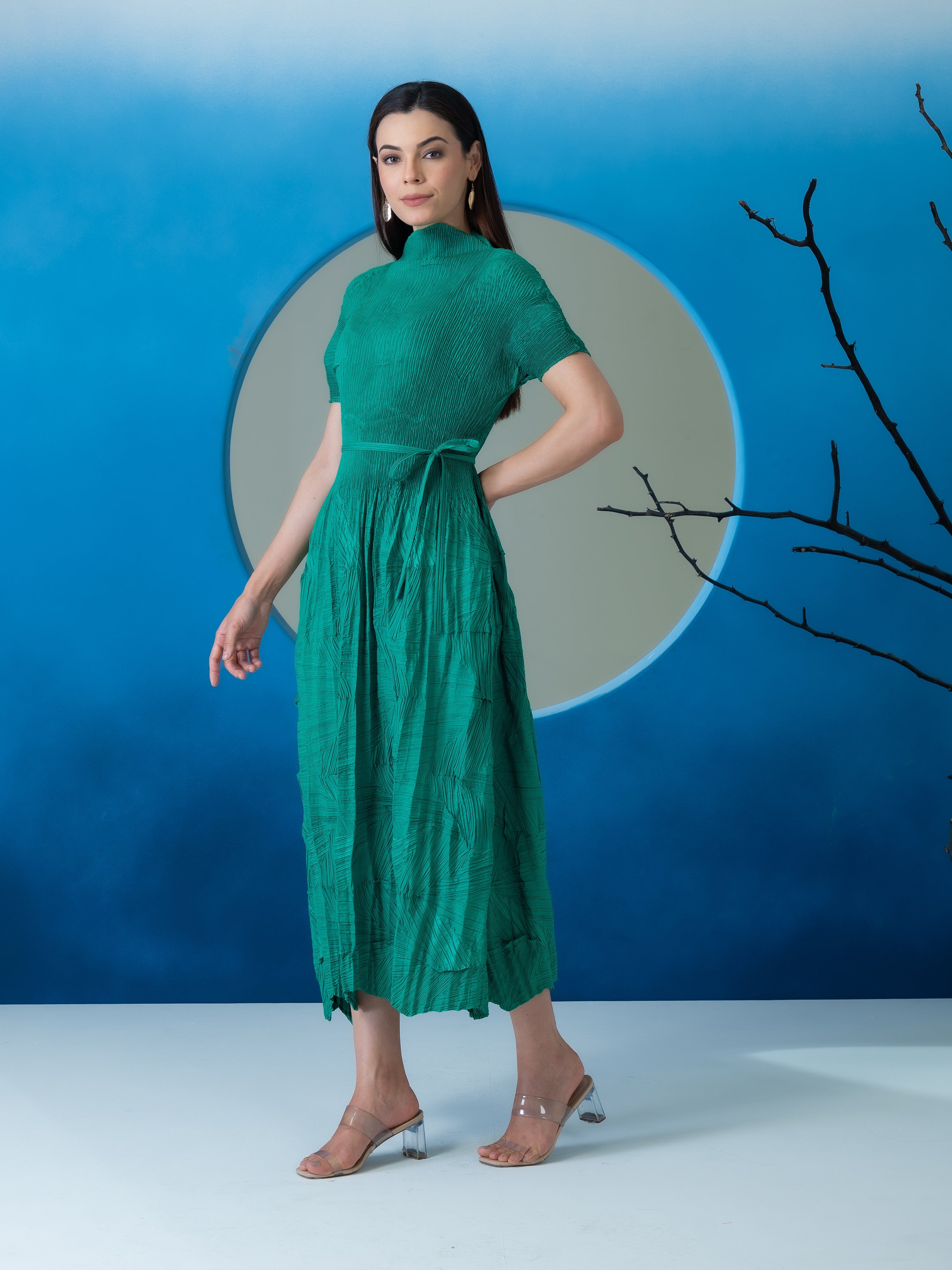 Ember Pleated Dress