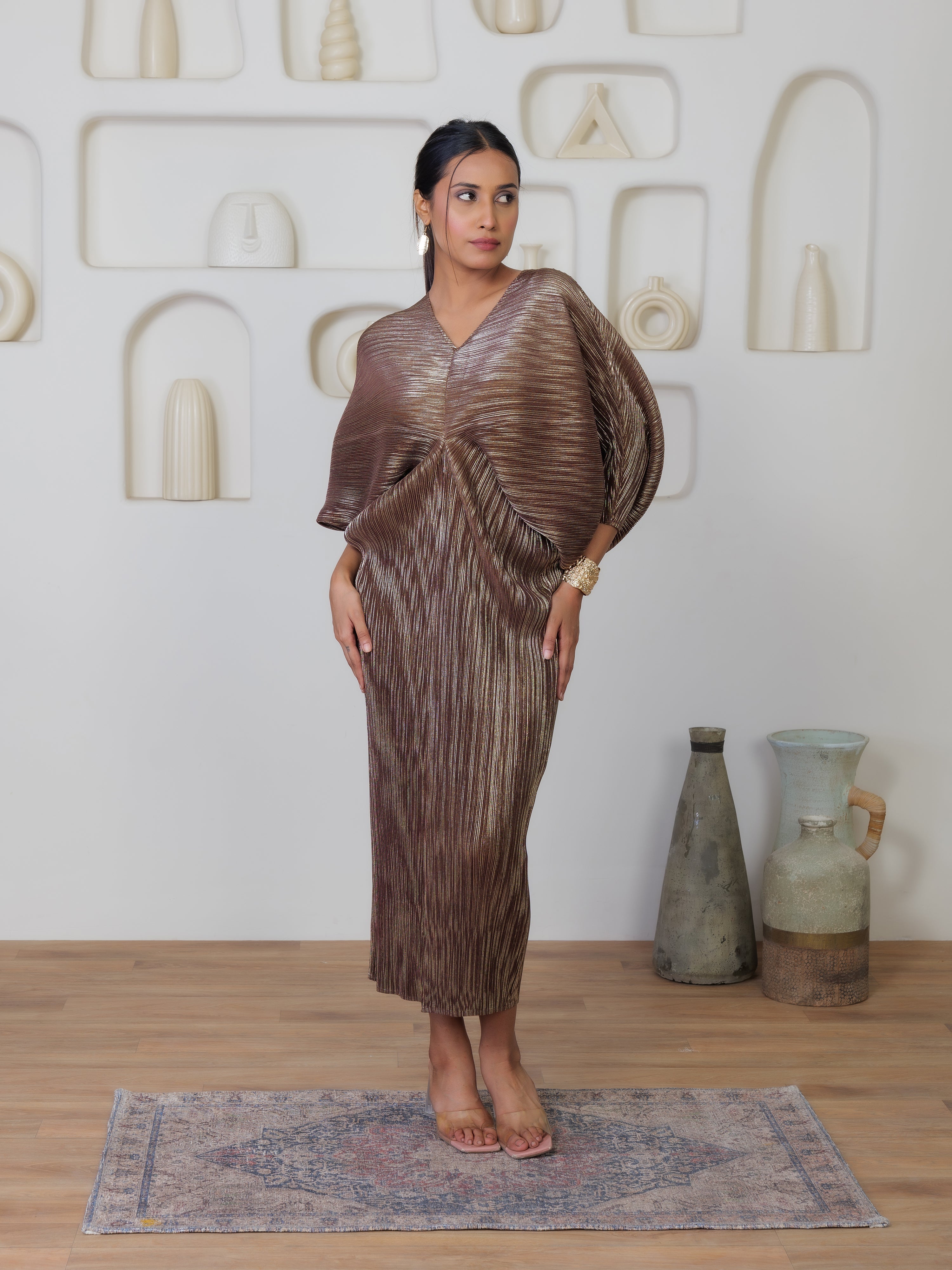 Radiance Metallic Dress