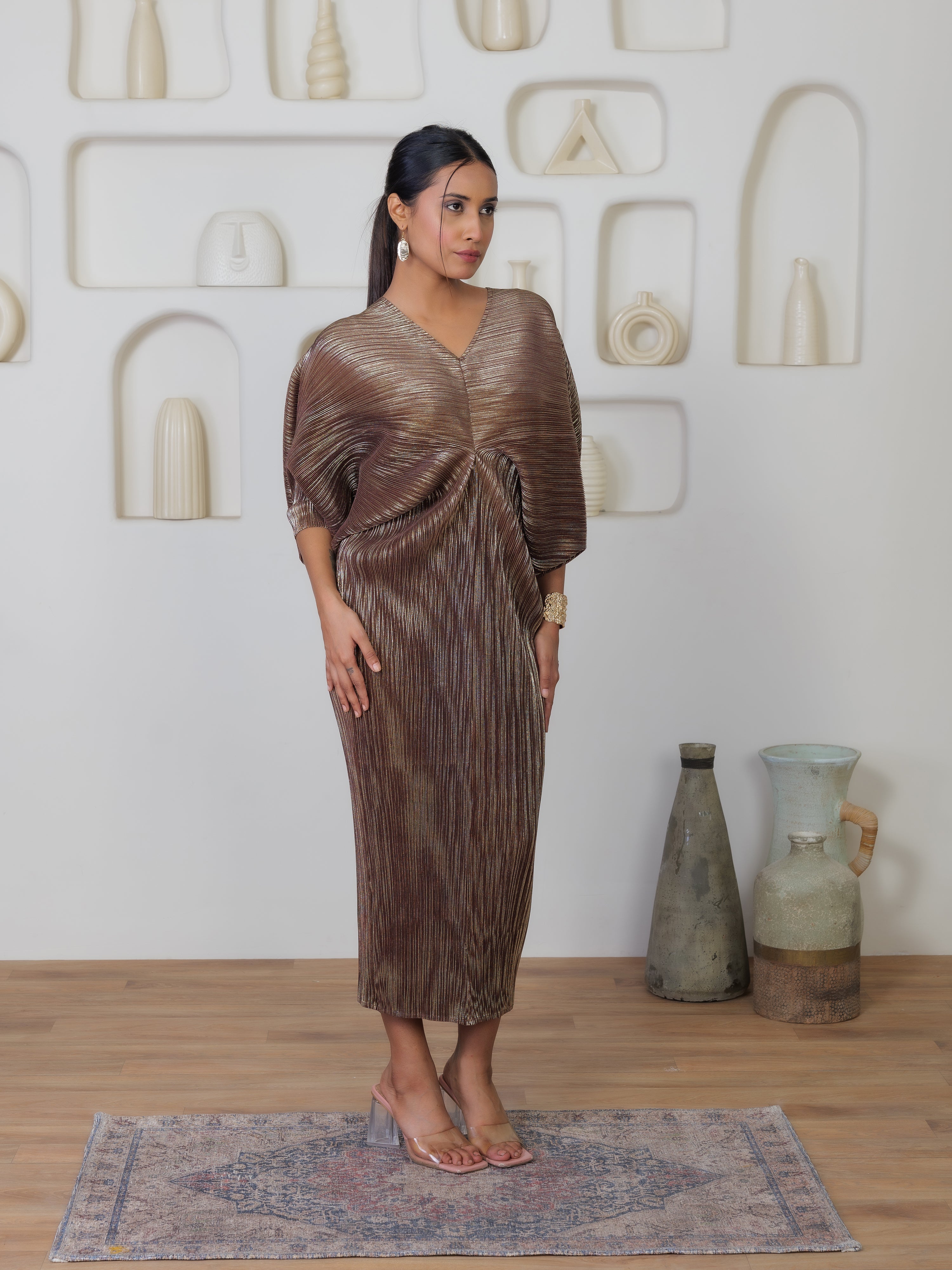 Radiance Metallic Dress