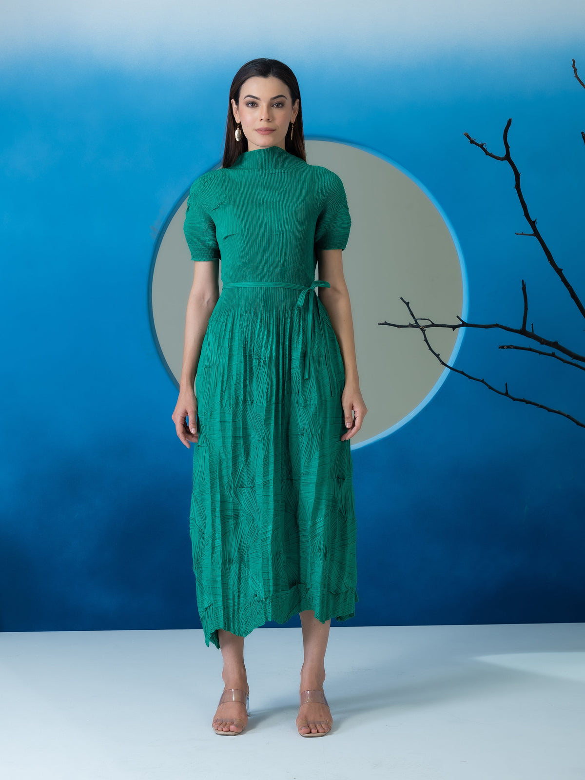 Ember Pleated Dress