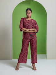 Midnight Pleated Co-ord Set