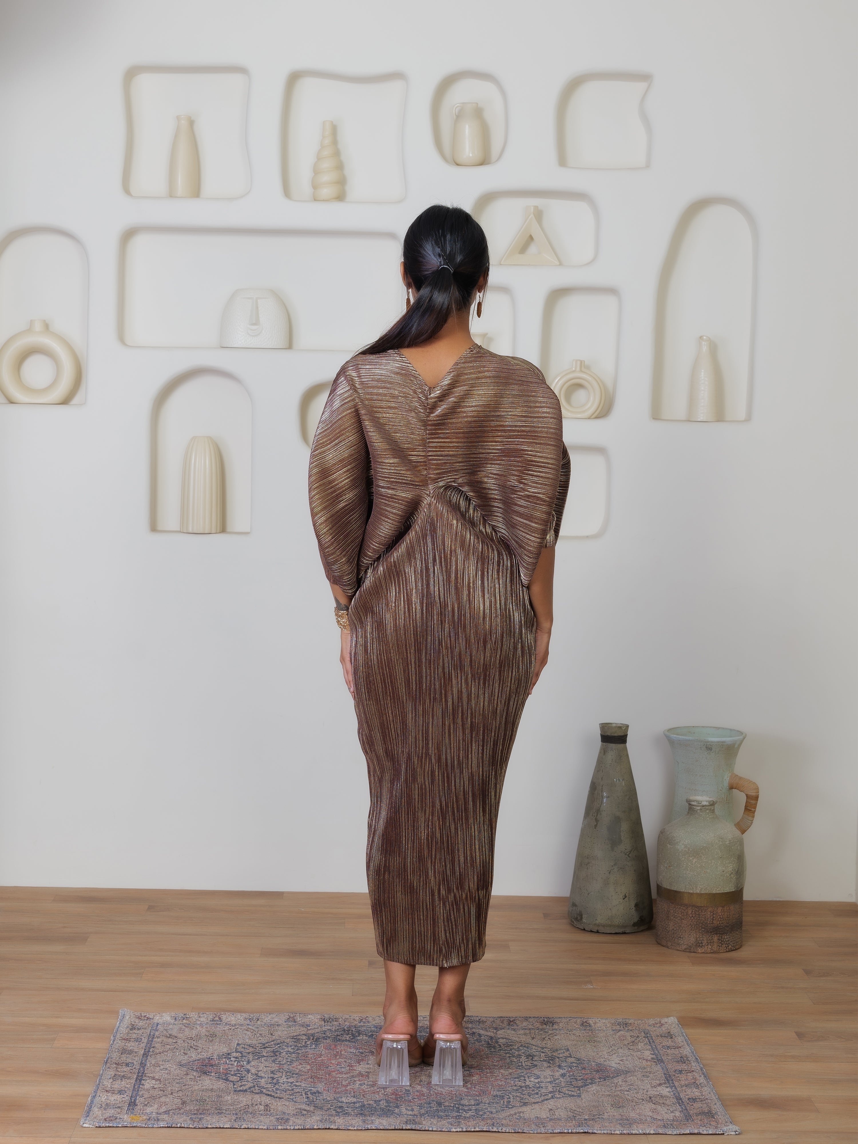 Radiance Metallic Dress