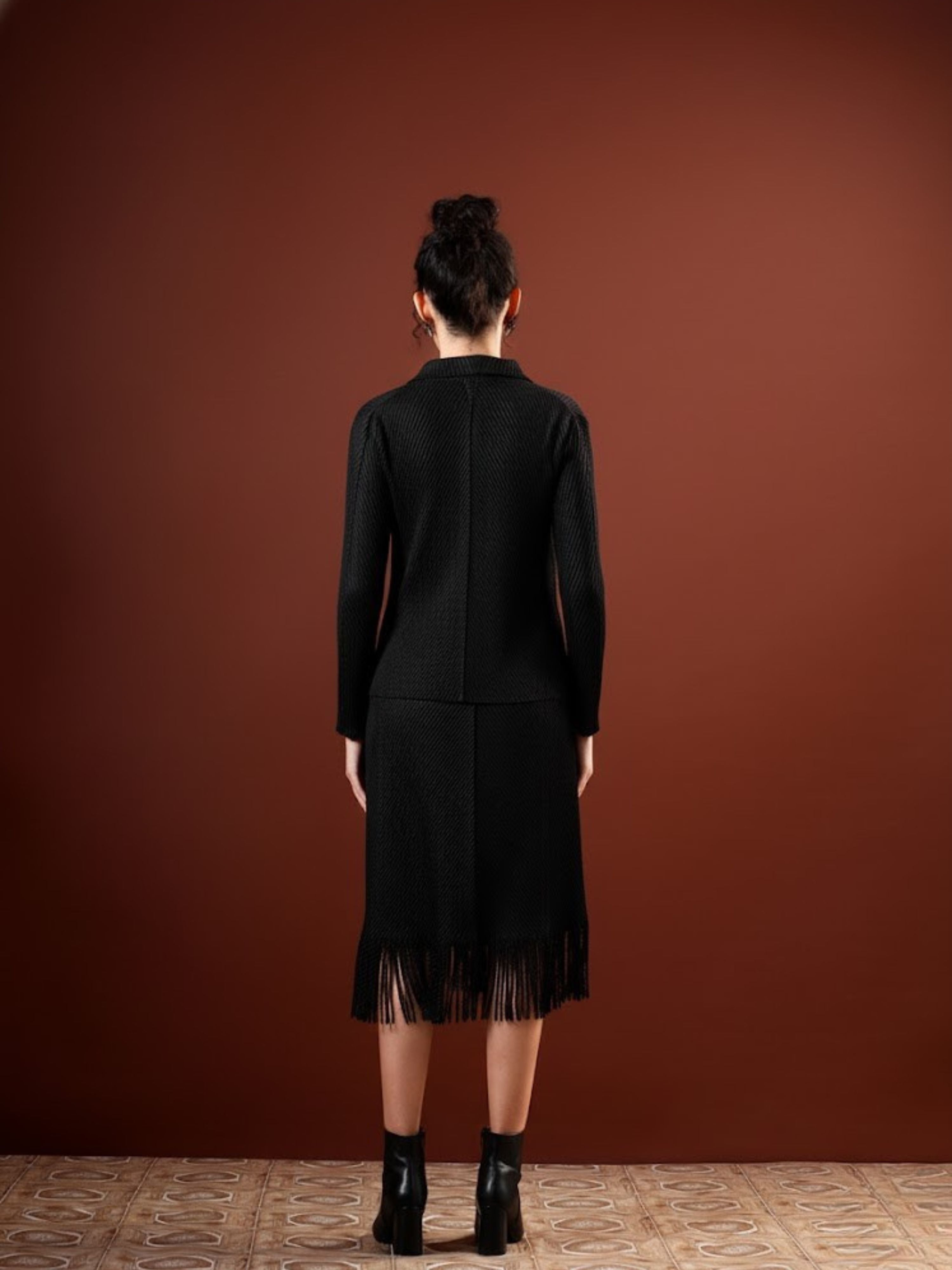 Veridian Dress with Coat