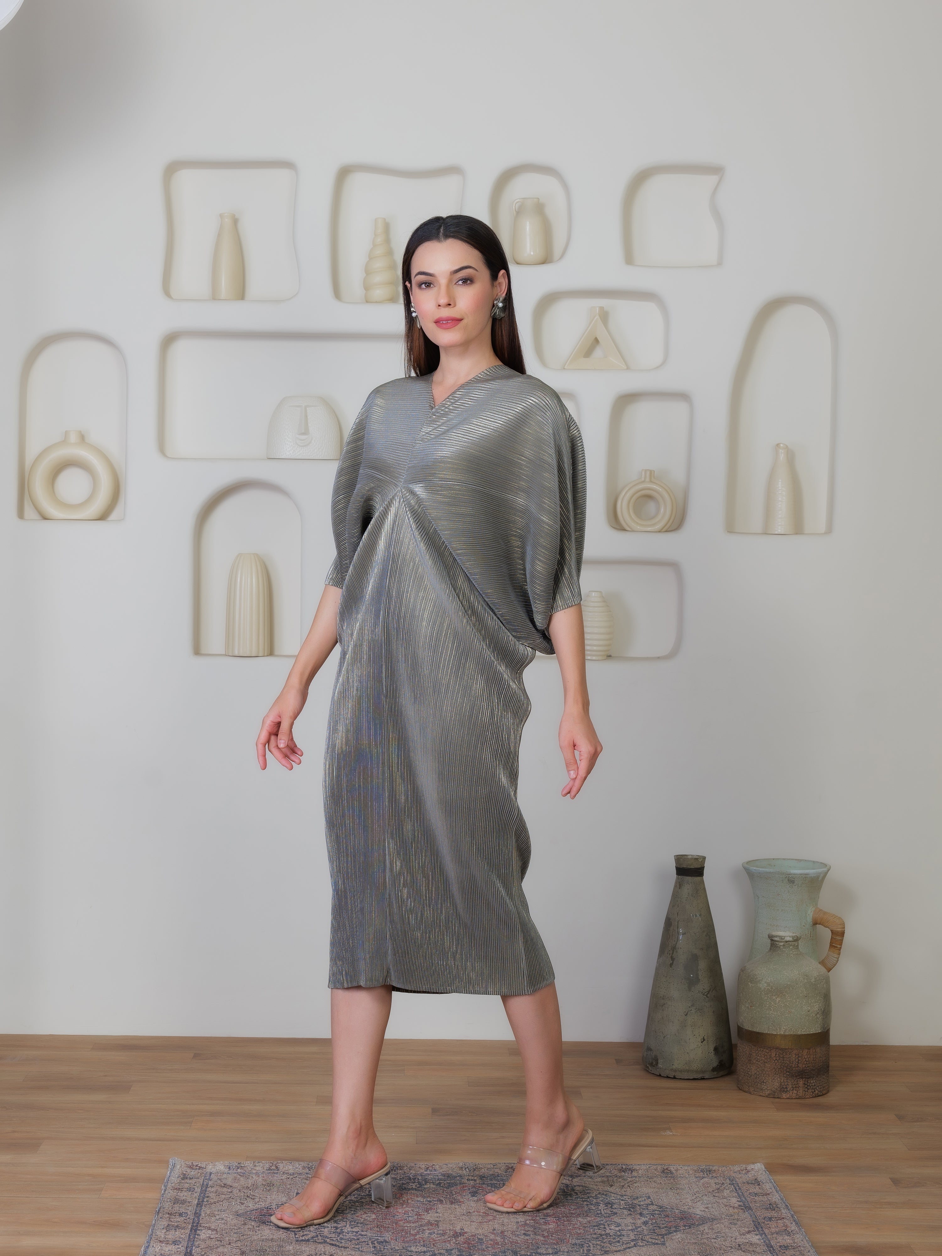 Radiance Metallic Dress