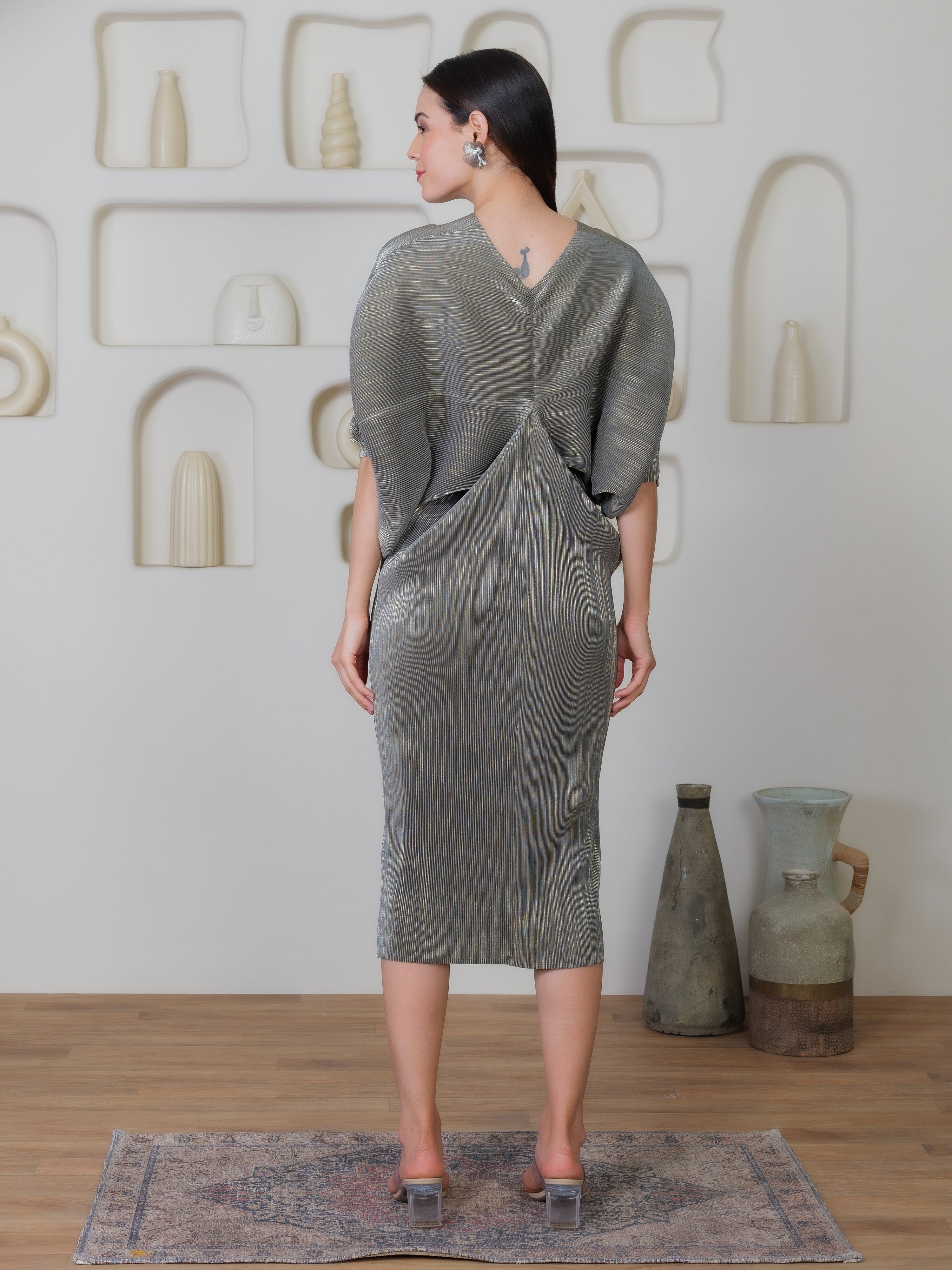 Radiance Metallic Dress