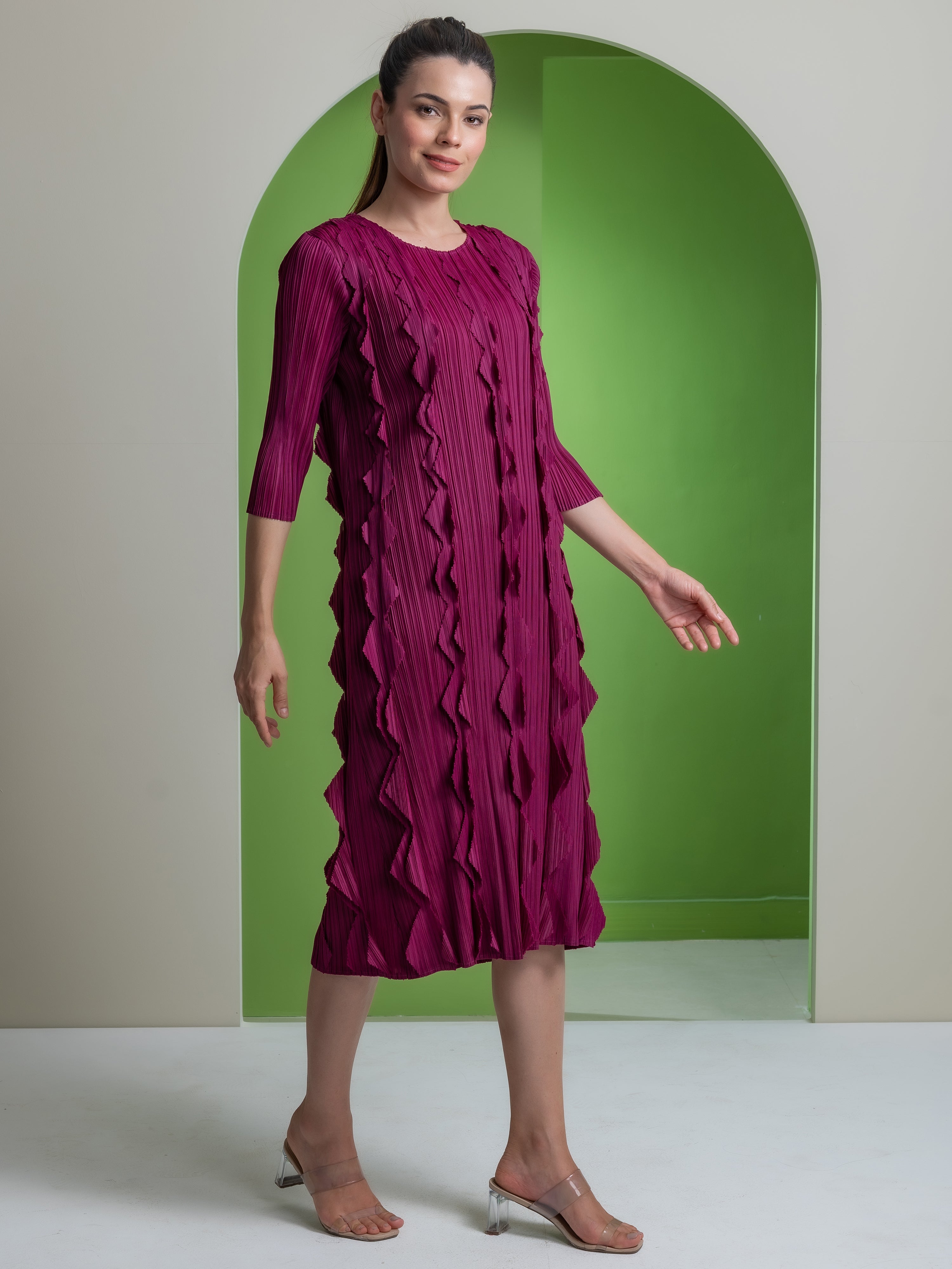 Willow Pleated Dress