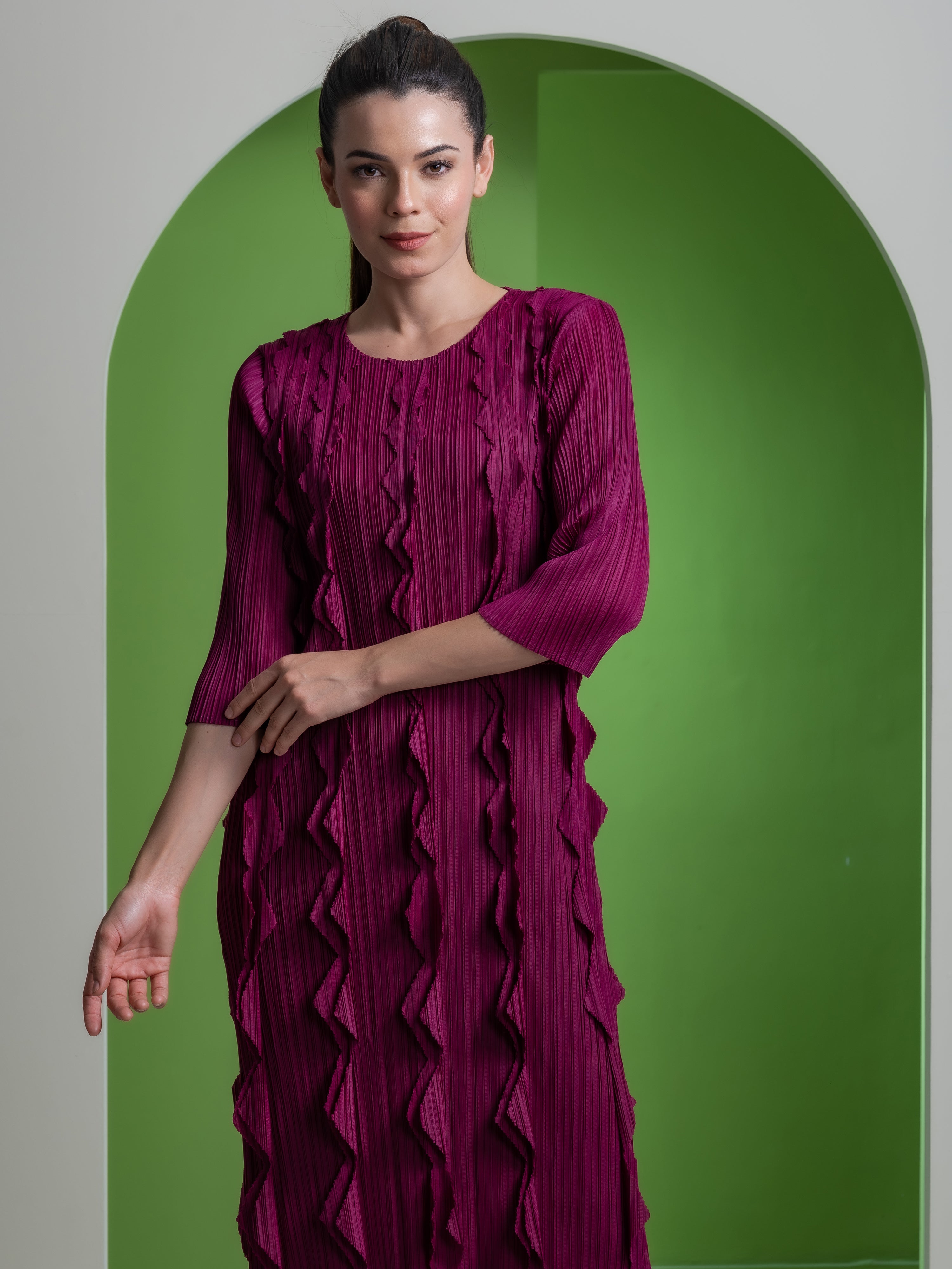 Willow Pleated Dress