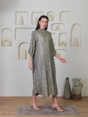 Nahria Metallic Dress