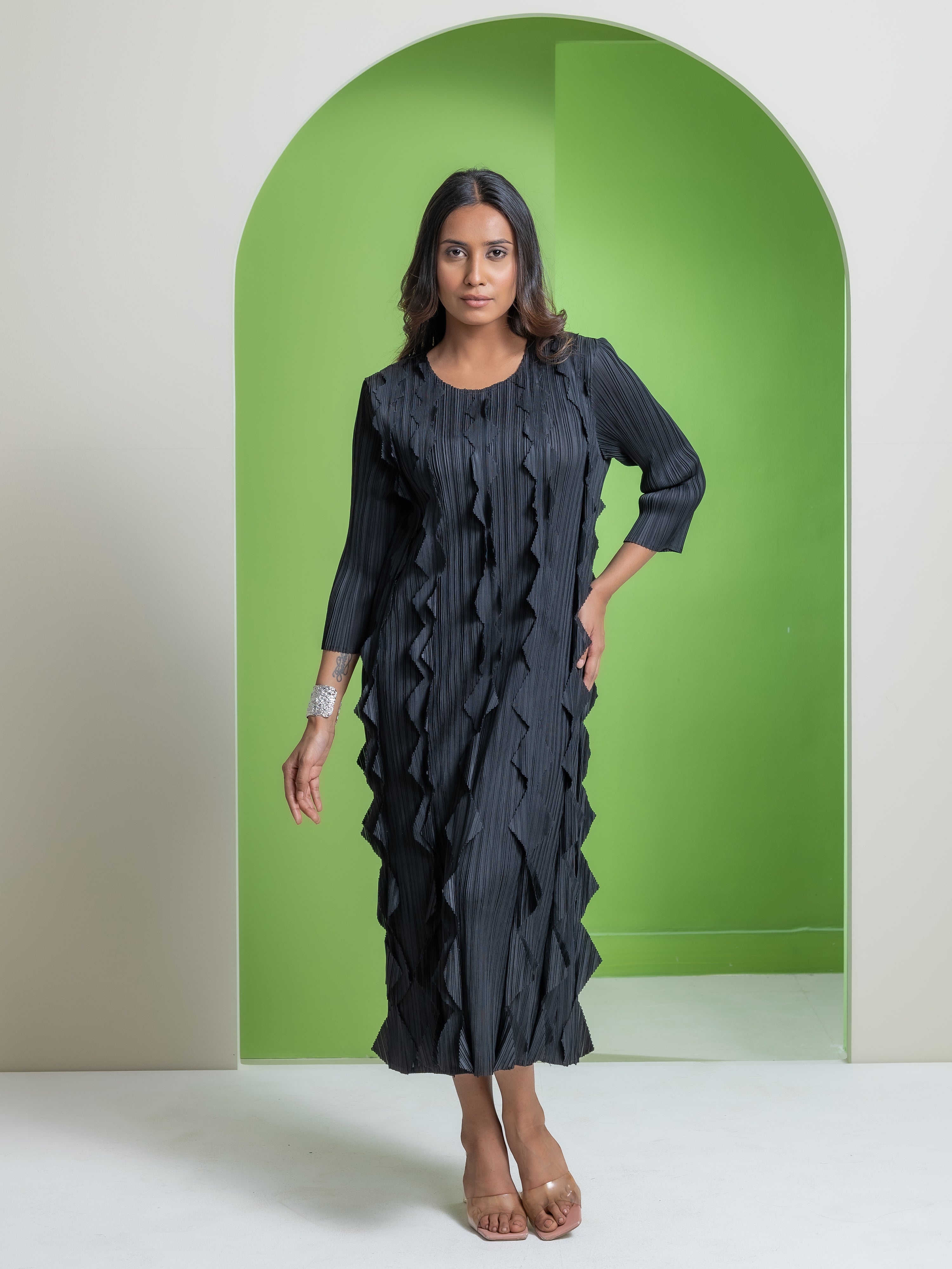Willow Pleated Dress